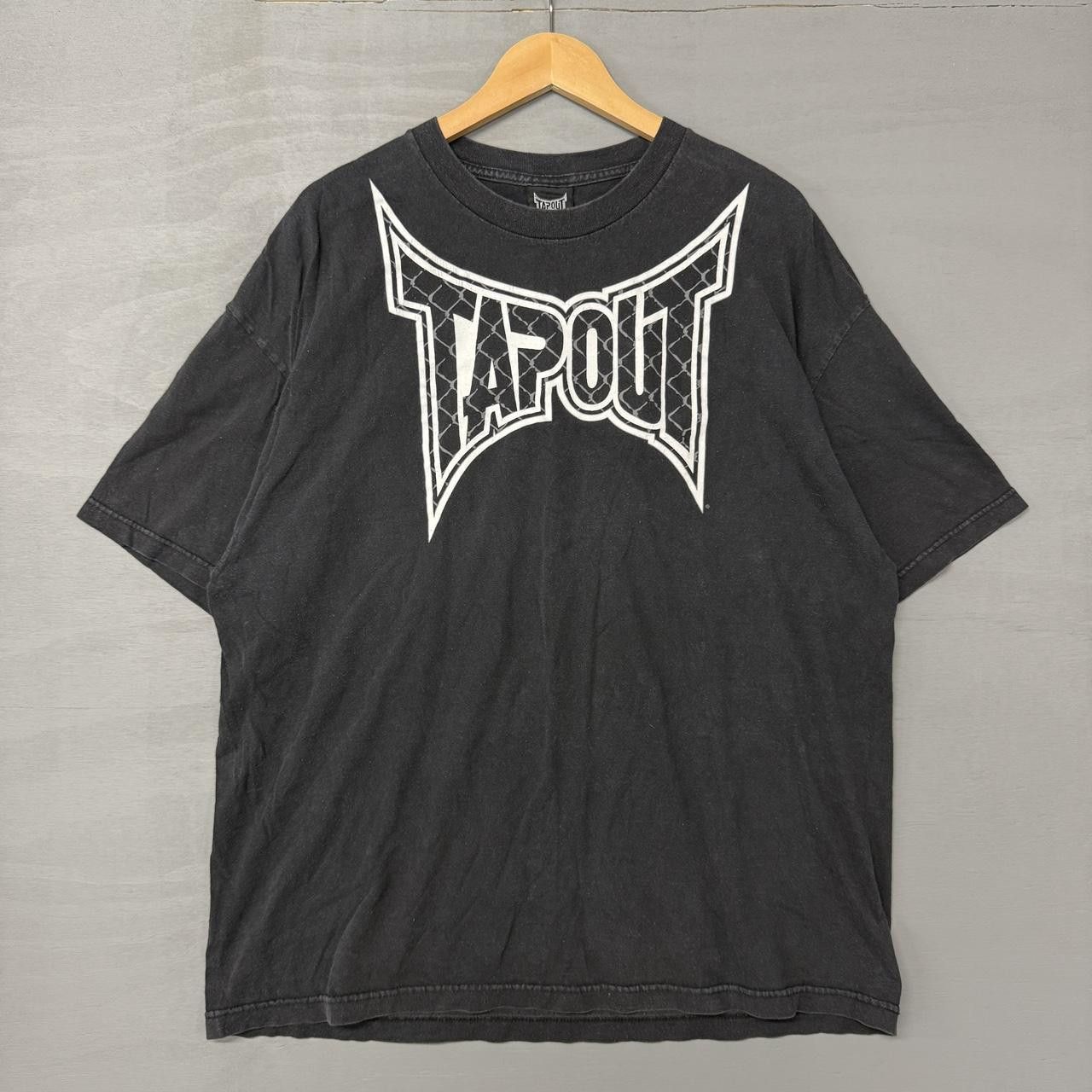Tapout Vintage Tapout Y2K Black Spell Out Faded Tee Shirt Men’s XXL Size US XXL / EU 58 / 5 - 1 Thumbnail