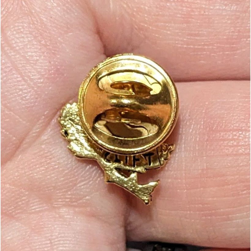 Other Jim Clift Design Gold Tone Rose Lapel Pin Size ONE SIZE - 3 Thumbnail