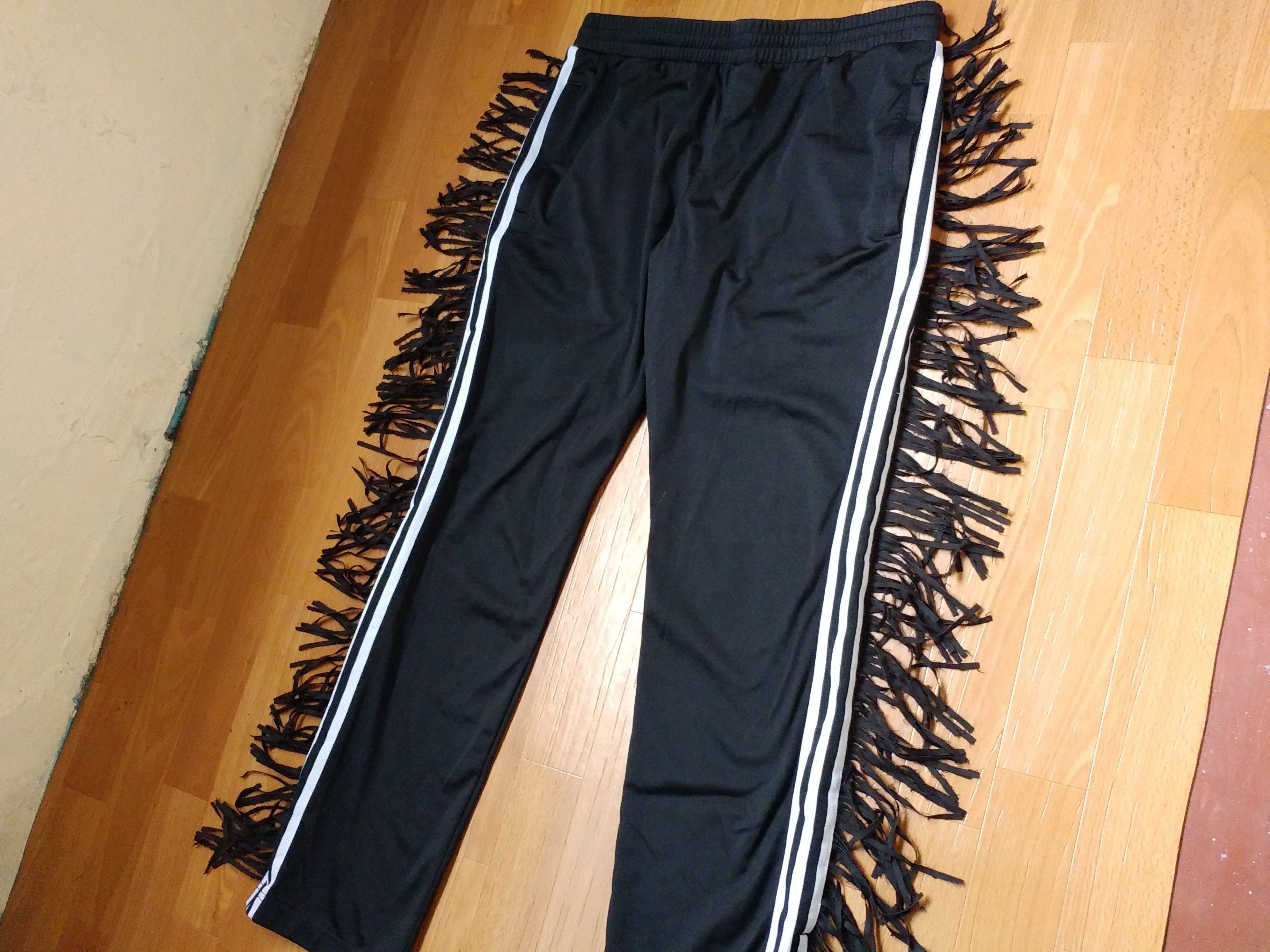 Adidas × Jeremy Scott ADIDAS JEREMY SCOTT TRACK PANTS Fringe Tracksuit O21026 sz M Size US 32 / EU 48 - 11 Thumbnail