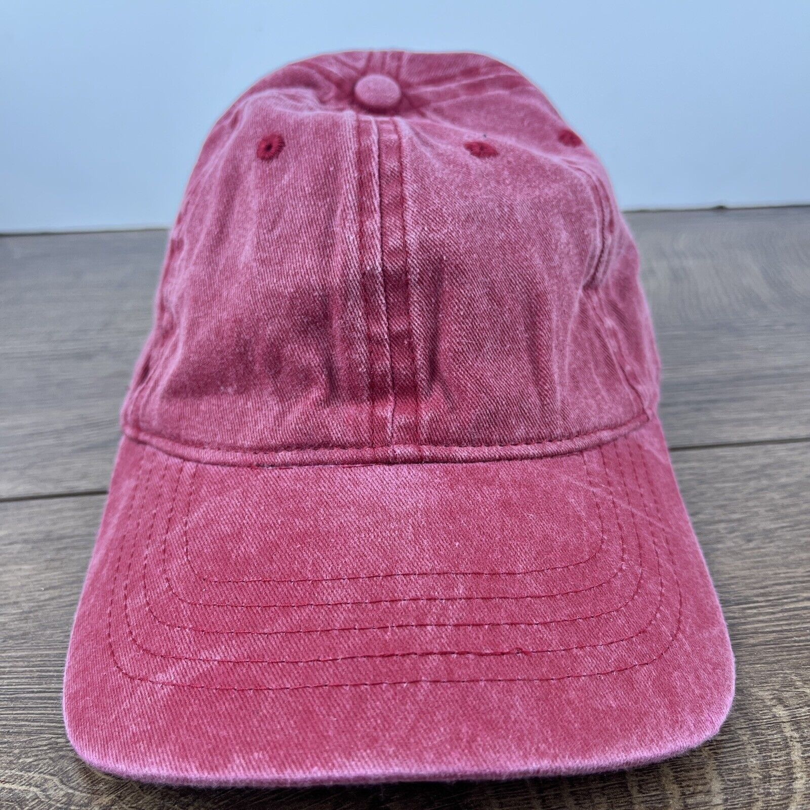 Other Plain Red Hat Baseball Cap Red Hat Adjustable Adult Size Hat Size ONE SIZE - 1 Thumbnail