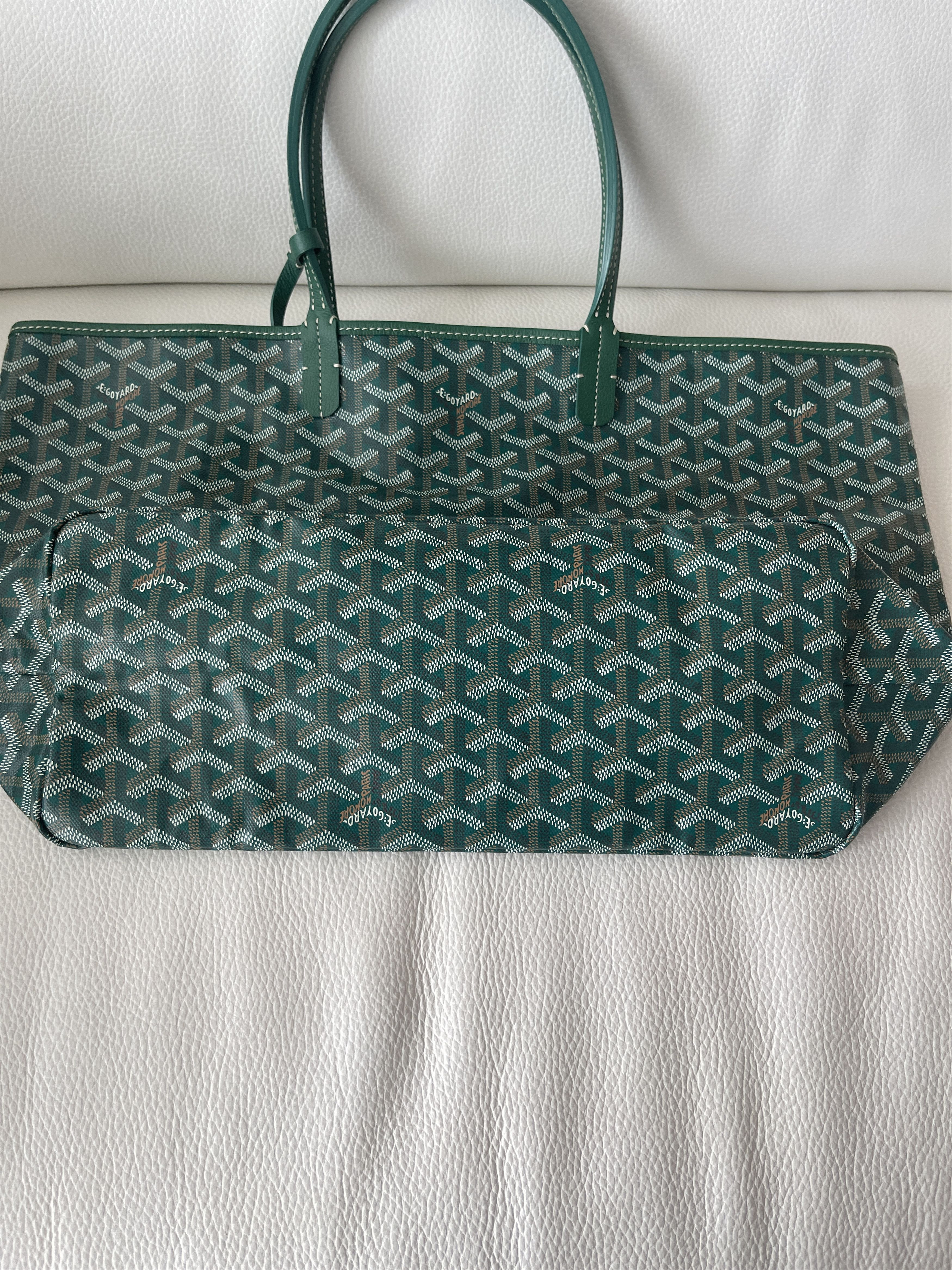 Goyard Green Goyard Saint Louis PM Reversible Tote Size ONE SIZE - 7 Thumbnail