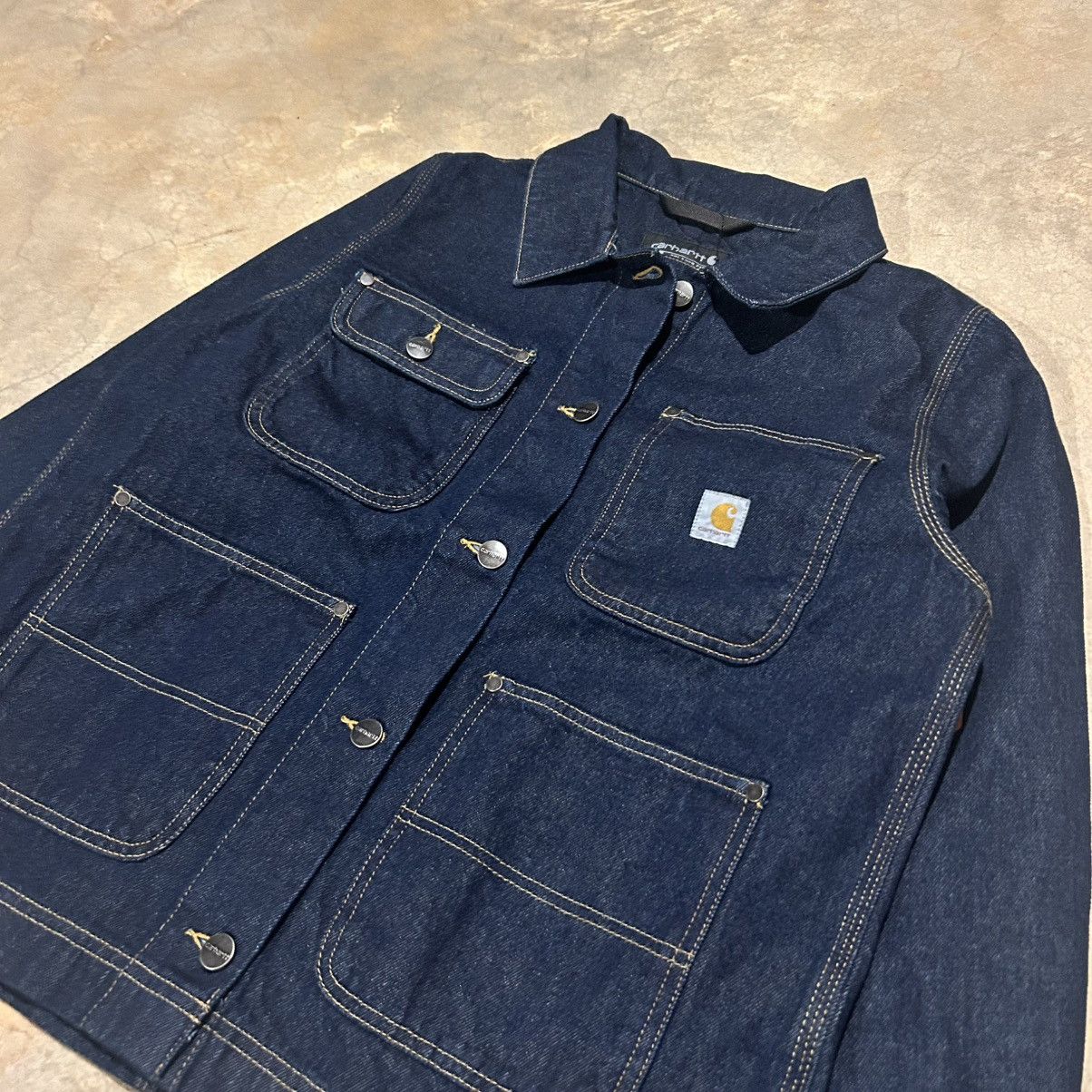 Carhartt × Vintage Carhartt Denim 4 Pocket Chore Trucker Jacket Deadstock Rare Size US M / EU 48-50 / 2 - 3 Thumbnail