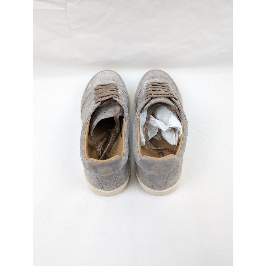 Brunello Cucinelli o1rshd1 Suede Low-Top Sneakers in Beige Size US 8 / EU 41 - 15 Thumbnail