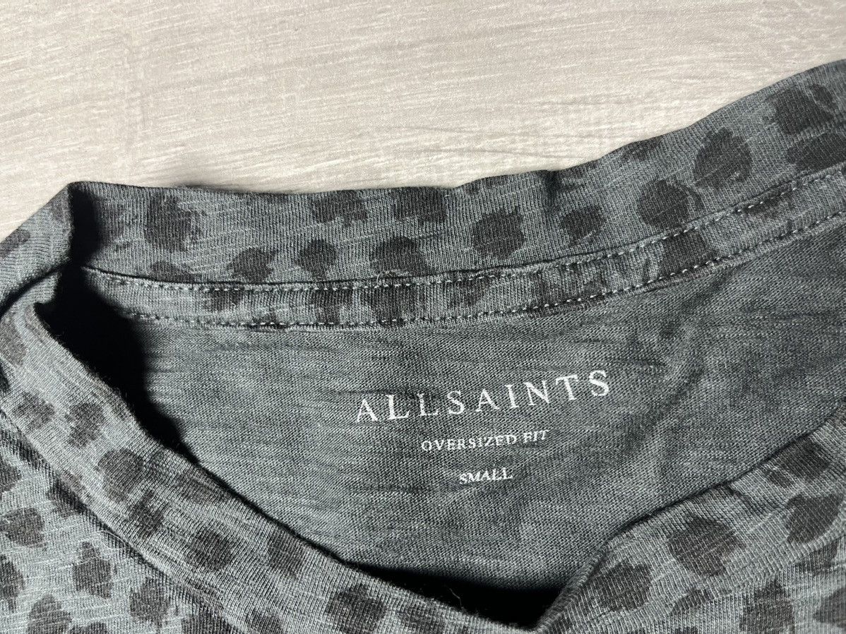 Allsaints Allsaints Tshirt Leopard Print Oversized Fit Size US S / EU 44-46 / 1 - 4 Thumbnail