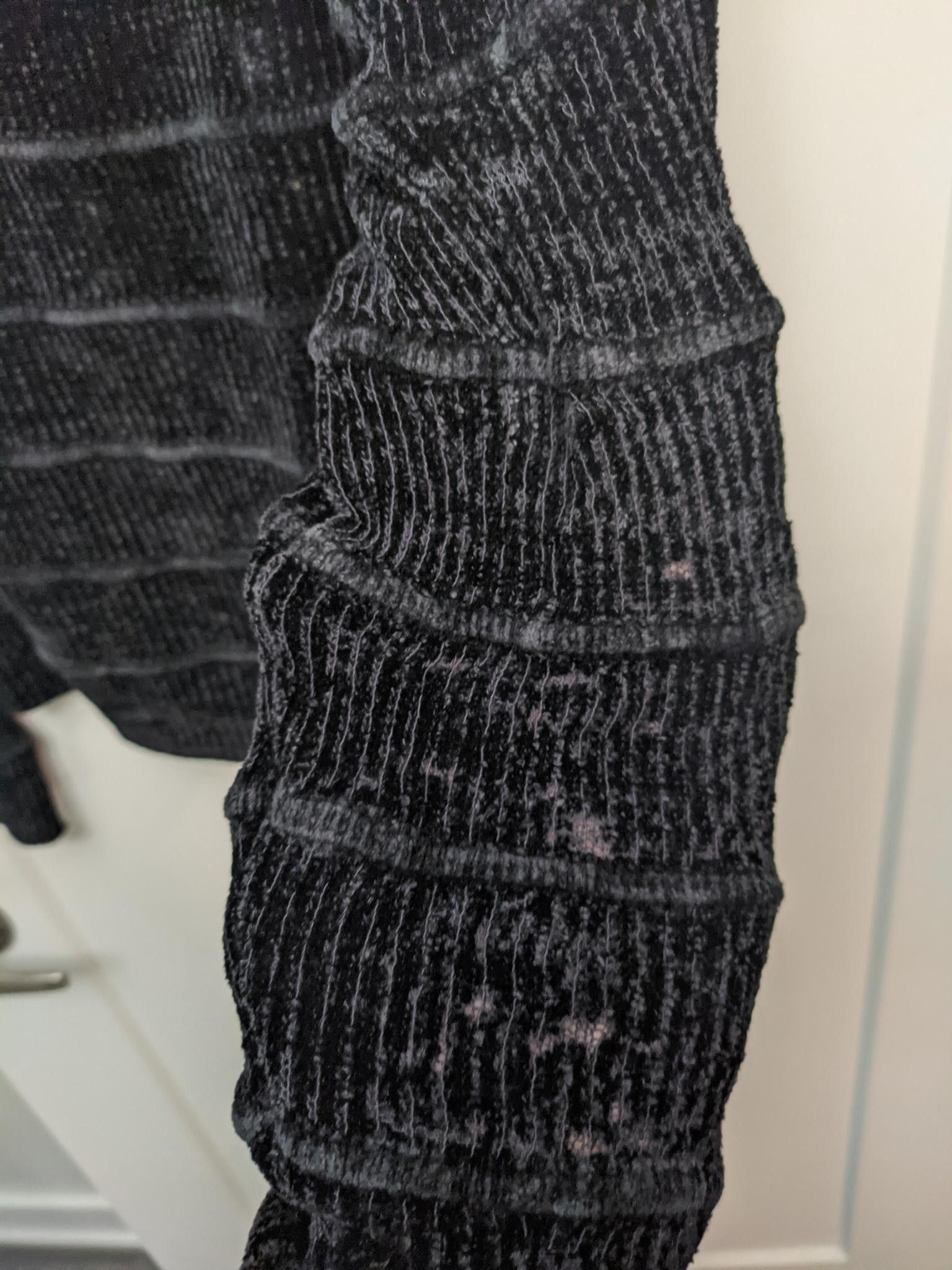 Sara Lanzi Oversized Slouchy Velvet Sweater Size S / US 4 / IT 40 - 7 Thumbnail