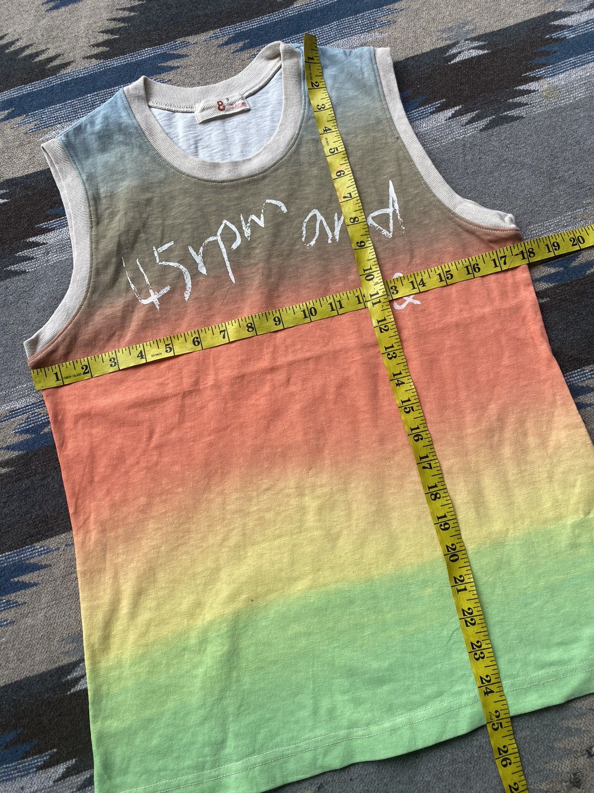 45rpm 45Rpm rainbow relaxed tanktop Size US M / EU 48-50 / 2 - 5 Thumbnail