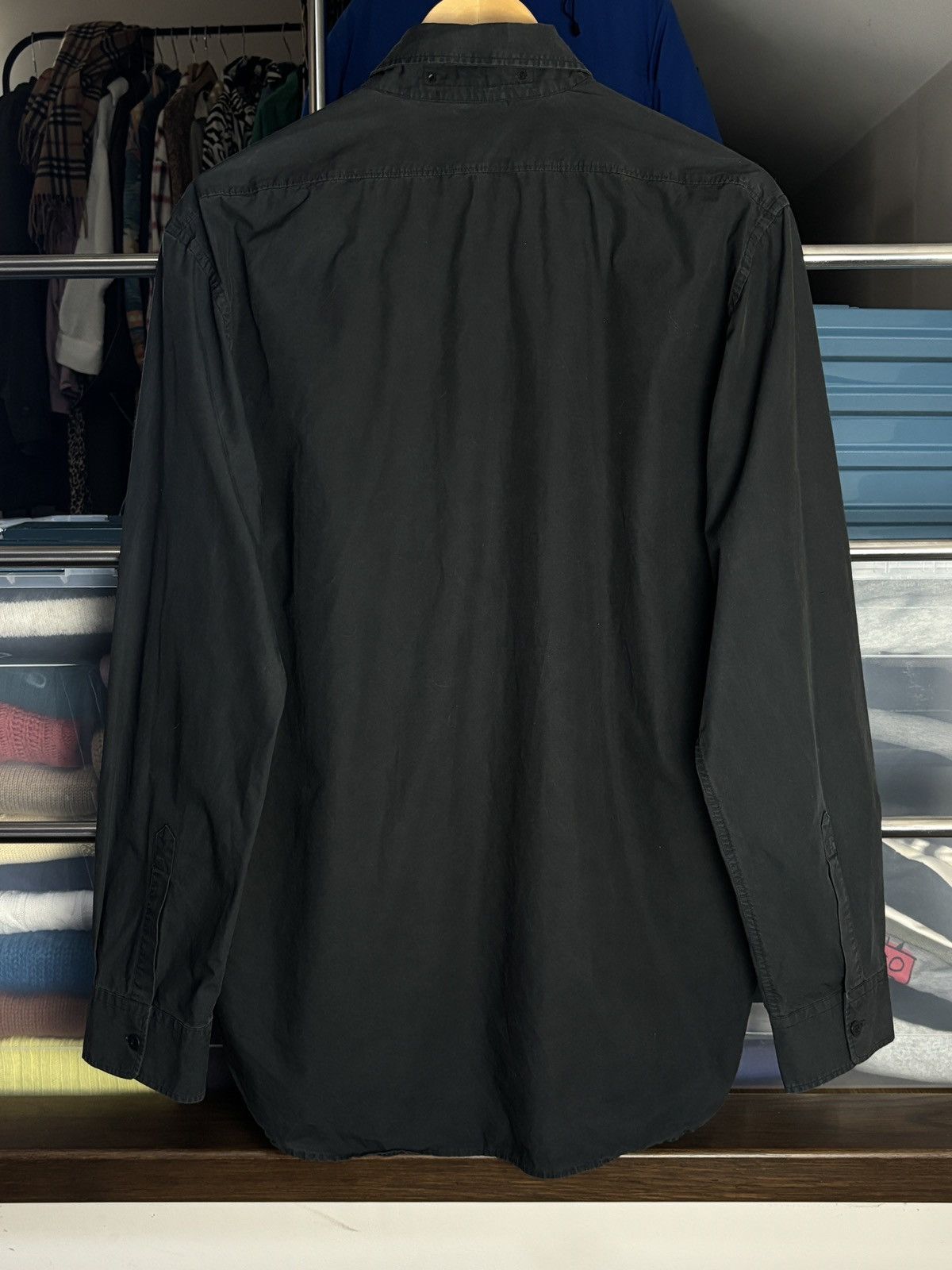 Massimo Osti Stone Island Vintage Long Sleeve Shirt 90s Size US XL / EU 56 / 4 - 4 Thumbnail