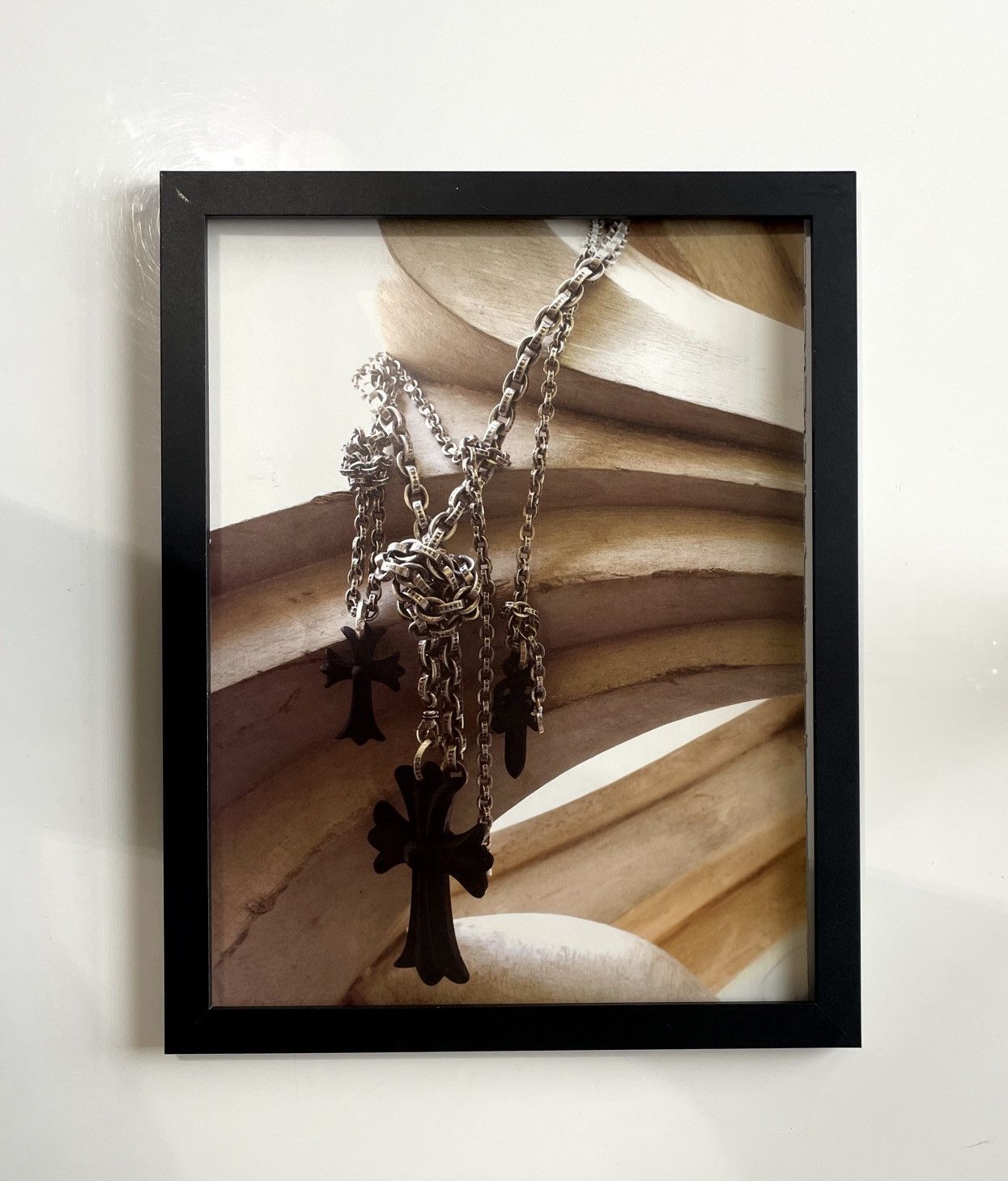Chrome Hearts Chrome Hearts crosses photo Poster framed 9x11 Size ONE SIZE - 1 Thumbnail