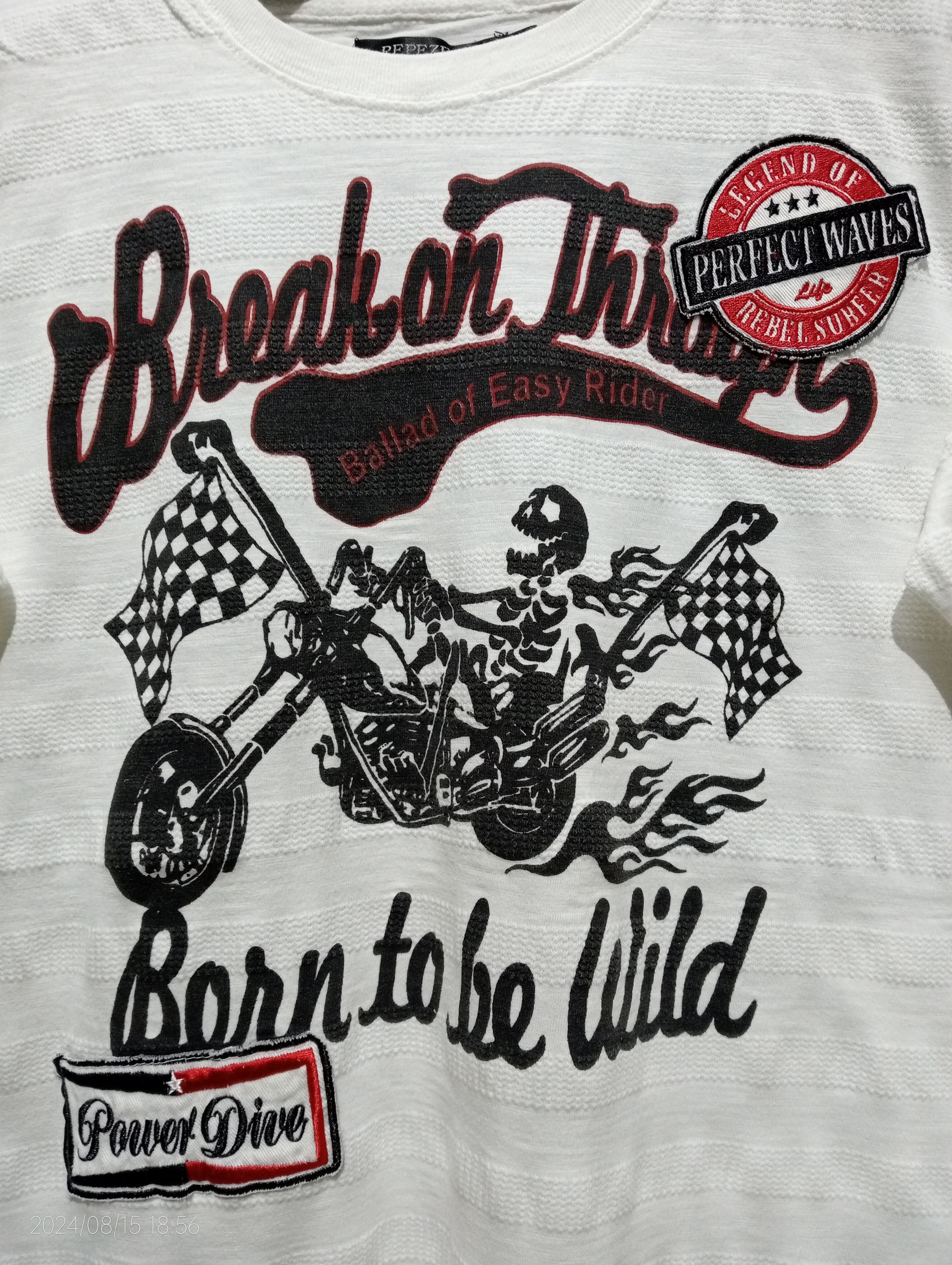 Japanese Brand Vintage Racing Skull Tee Size US L / EU 52-54 / 3 - 8 Thumbnail