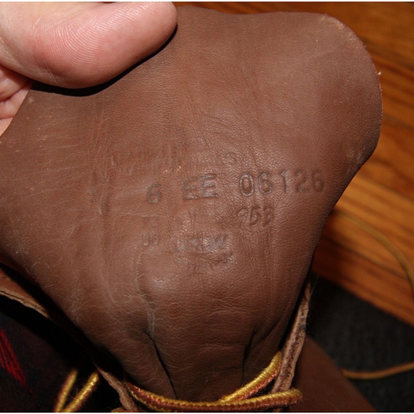 Red Wing Red Wing Boots Mens 6 EE 953 Brown Leather USA Made Soft Toe Size US 6 / EU 39 - 3 Thumbnail