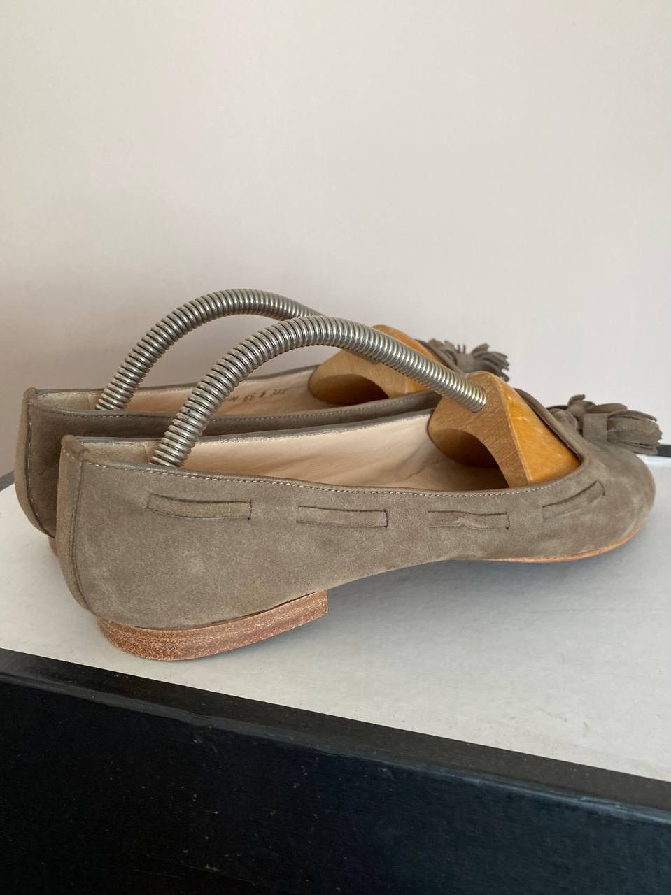 Santoni Santoni Goodyear Flats Ballet Women Shoes Brown Size US 5.5 / IT 35.5 - 6 Thumbnail