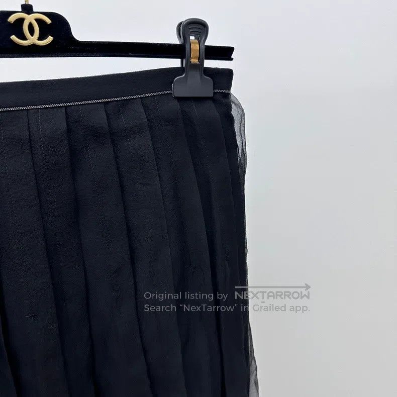 Brunello Cucinelli Brunello Cucinelli Black tulle skirt Size 25" / US 0 / IT 36 - 3 Thumbnail