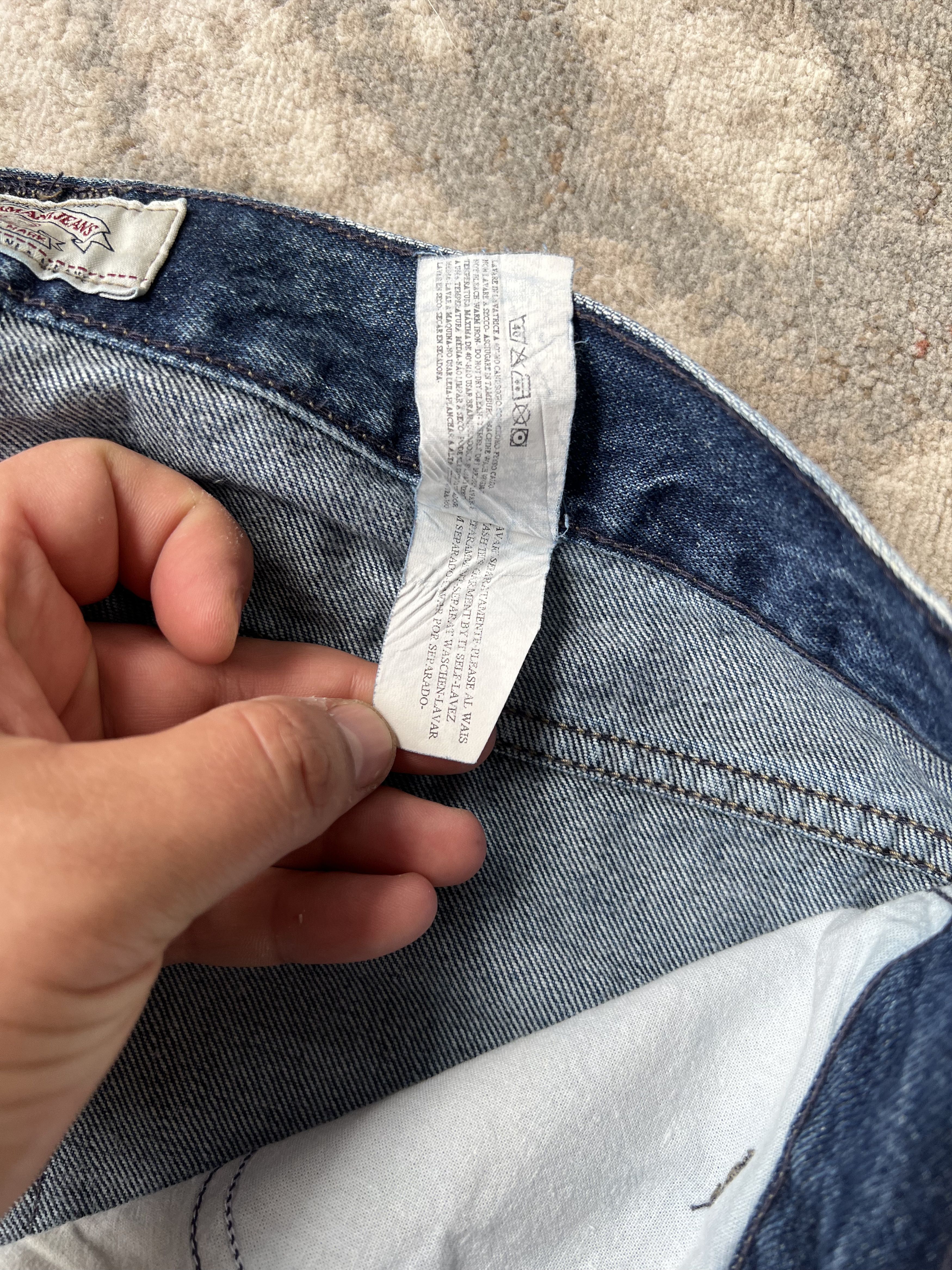 Giorgio Armani Armani Jeans Vintage Denim Metal Logo Size US 34 / EU 50 - 11 Thumbnail