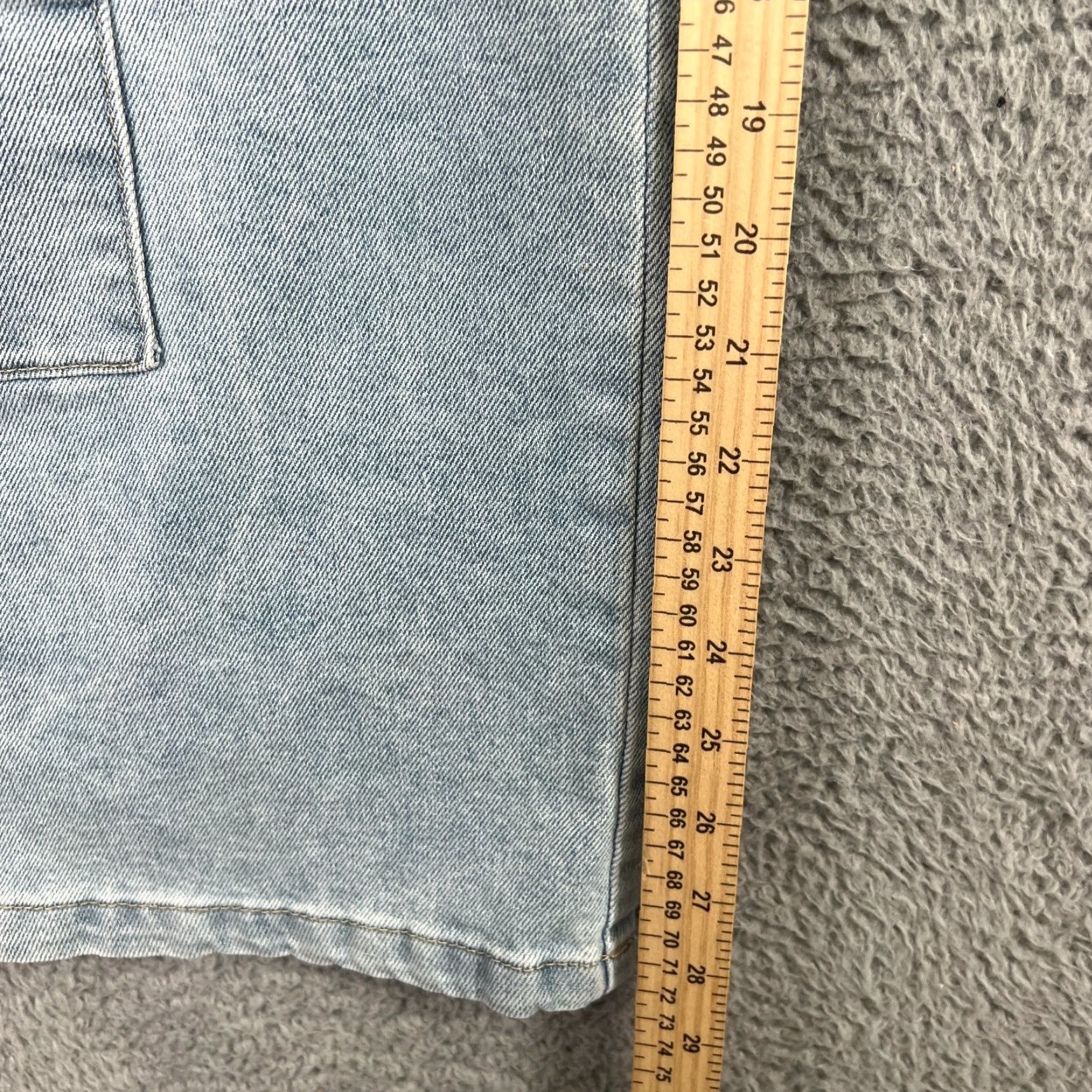 Vintage Love Cult Cargo Jeans Size 13 High Rise Wide-Leg Baggy Blue Y2K Womens Size 34" / US 12 / IT 48 - 3 Thumbnail