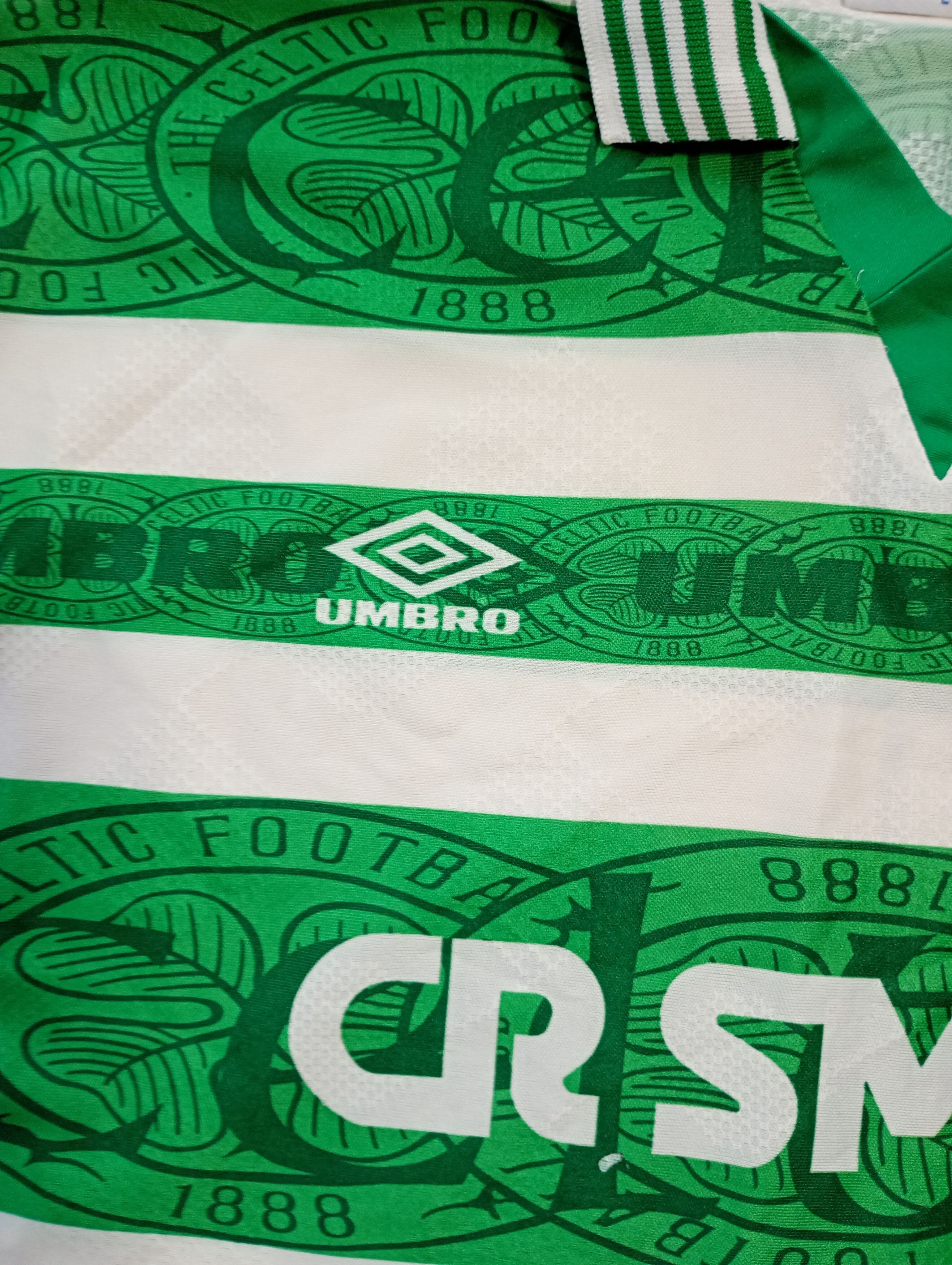 Umbro Umbro Celtic FC Home Jersey 1995-1997 Size US L / EU 52-54 / 3 - 8 Thumbnail