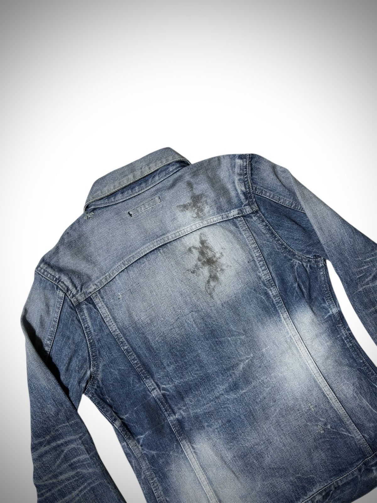 GOSTAR DE FUGA Gostar de Fuga Distressed Denim Jacket Size US S / EU 44-46 / 1 - 6 Thumbnail