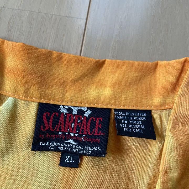 Vintage Scarface Tony Montana open collar shirt Very rare XL Size US XL / EU 56 / 4 - 5 Thumbnail