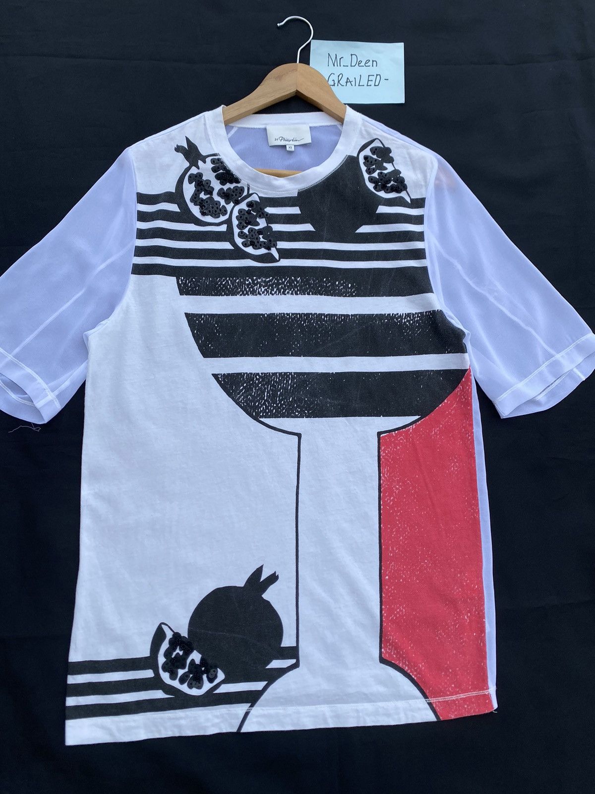 3.1 Phillip Lim Rare Philips Lim Sheer Tshirt Size US M / EU 48-50 / 2 - 4 Thumbnail