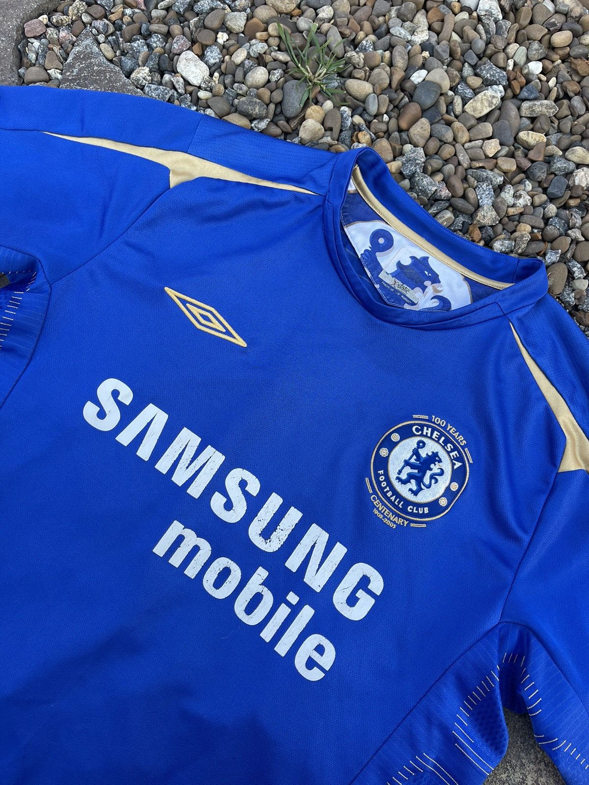 Chelsea Soccer × Umbro × Vintage 2005 Umbro Chelsea vintage blue soccer jersey century Size US M / EU 48-50 / 2 - 7 Thumbnail