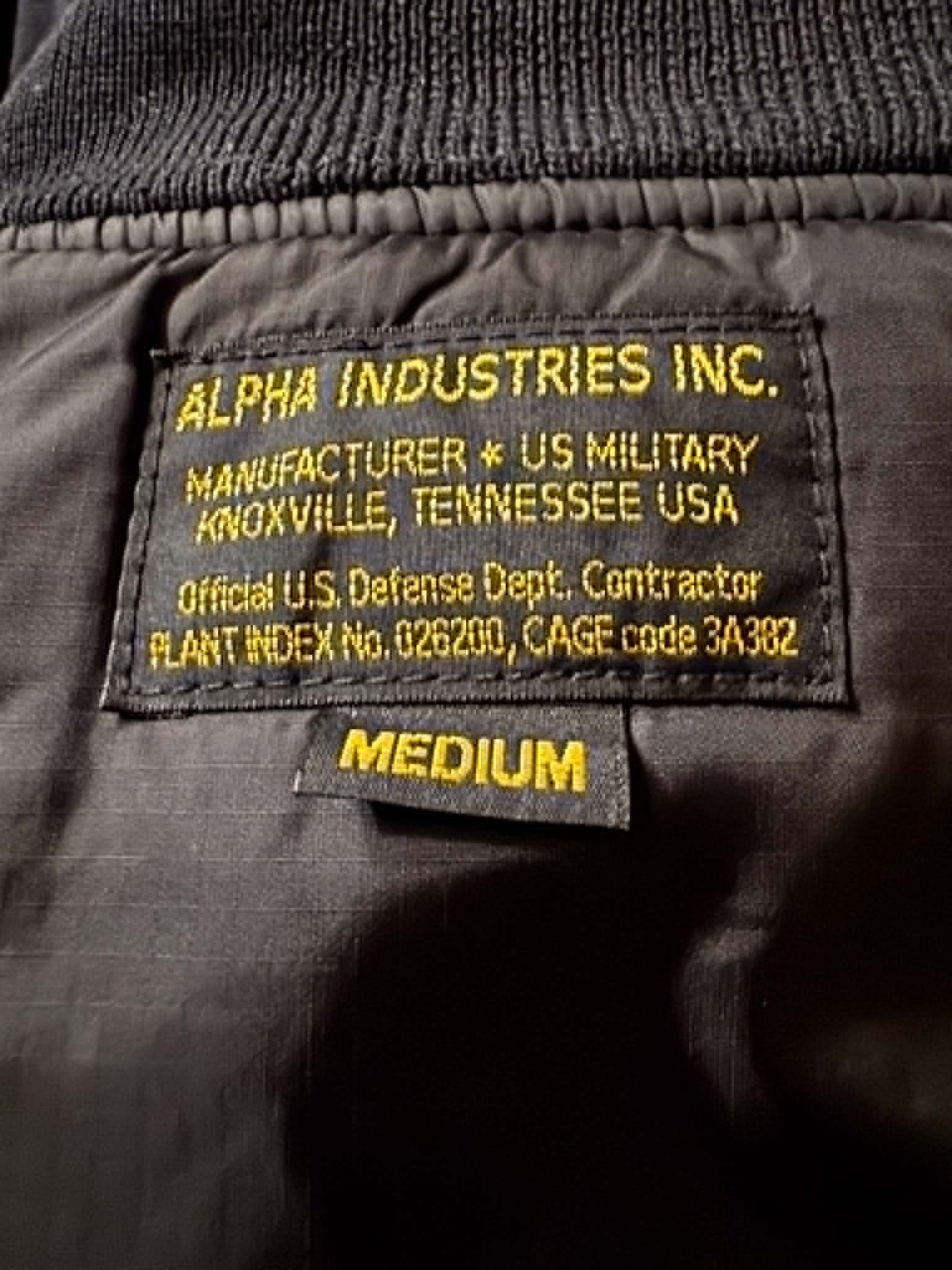 Alpha Industries Rare Japanese Black Double Zip Asymmetric Newish Size US M / EU 48-50 / 2 - 4 Thumbnail