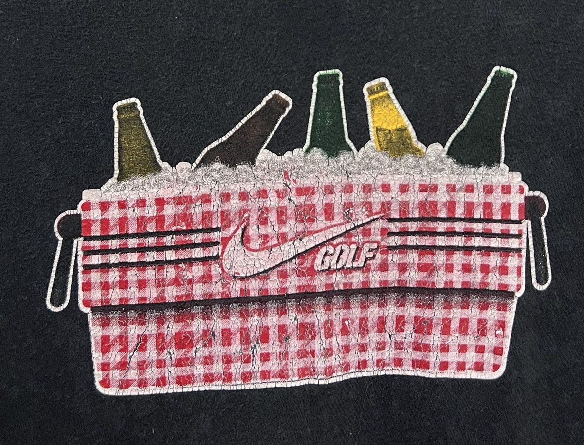 Nike × Vintage VINTAGE NIKE GOLF BEER COOLER GRAPHIC TEE SHIRT Size US L / EU 52-54 / 3 - 3 Thumbnail