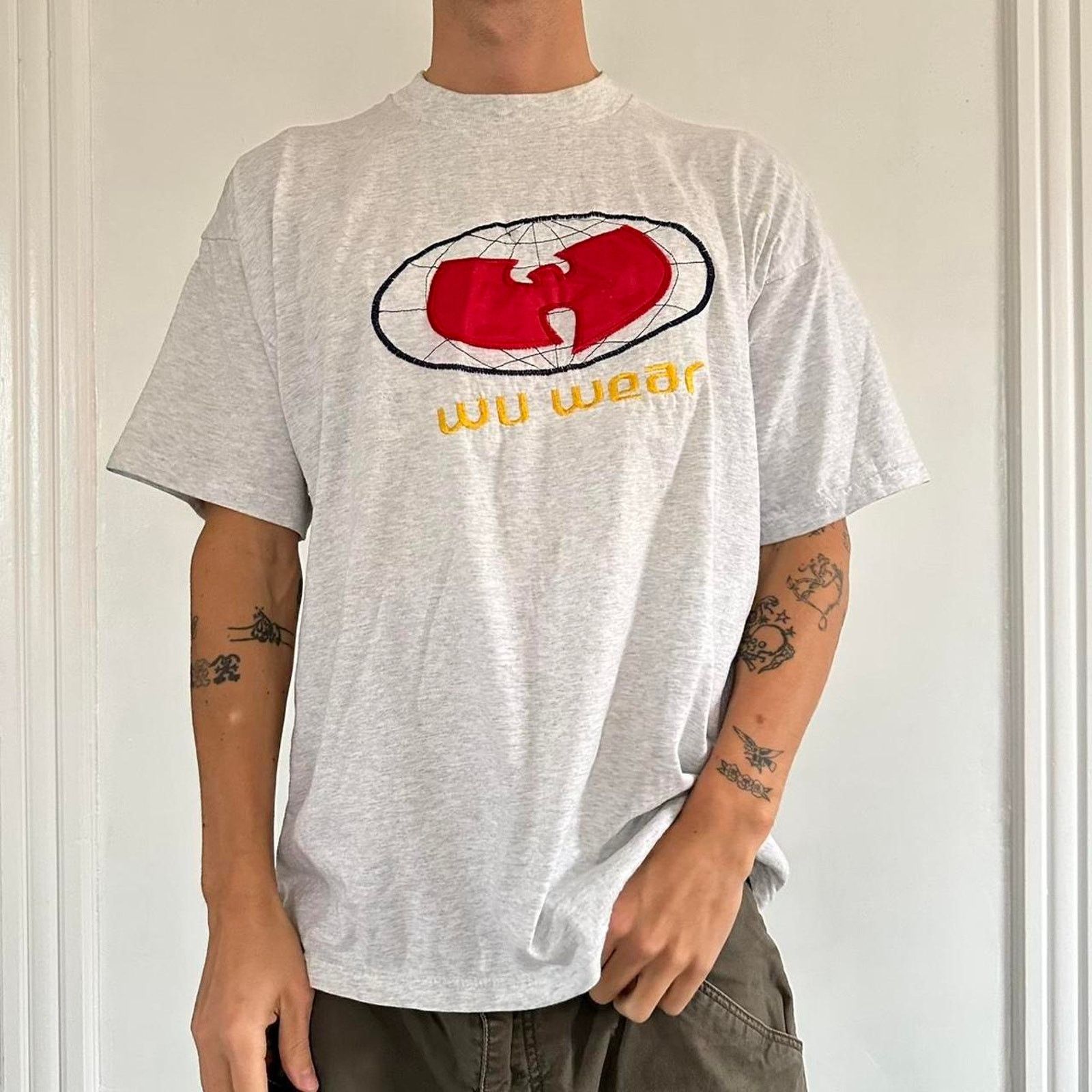 Vintage × Wu-Tang Clan Rare Vintage 90s Wu Tang Wu Wear Graphic Rap Hip Hop Shirt Size US XL / EU 56 / 4 - 6 Thumbnail