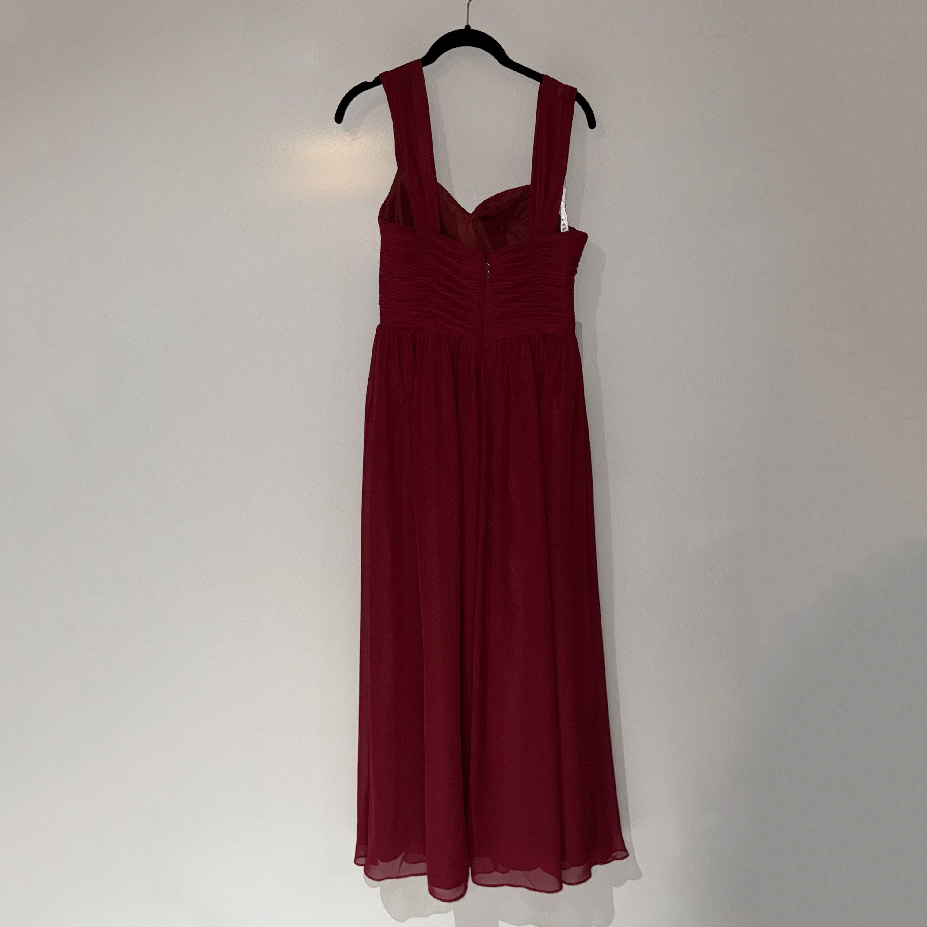 Other NEW Azazie Zapheira A-Line Ruched Chiffon Size S / US 4 / IT 40 - 3 Thumbnail
