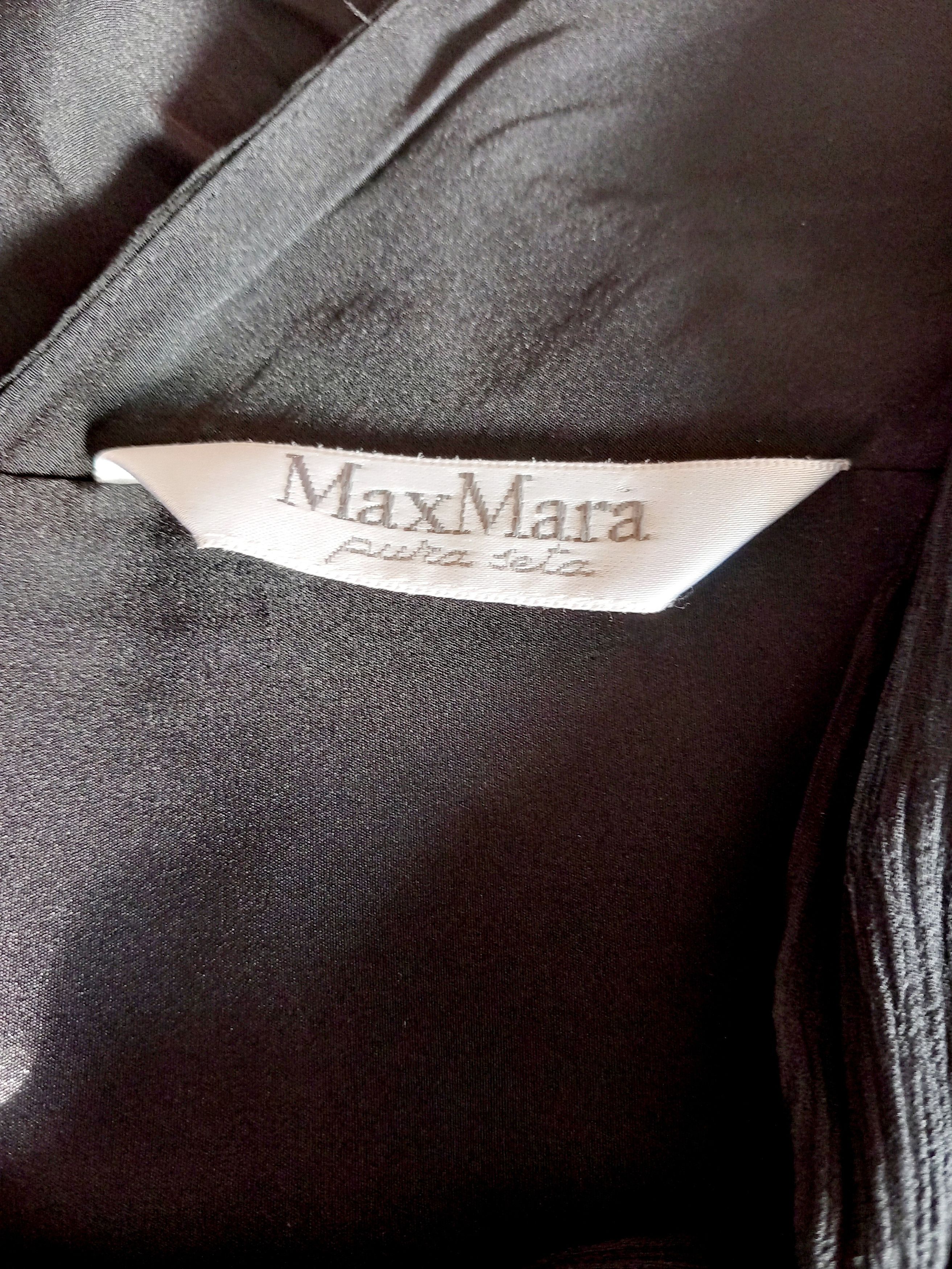 Max Mara Max Mara black silk dress S size Size S / US 4 / IT 40 - 8 Thumbnail