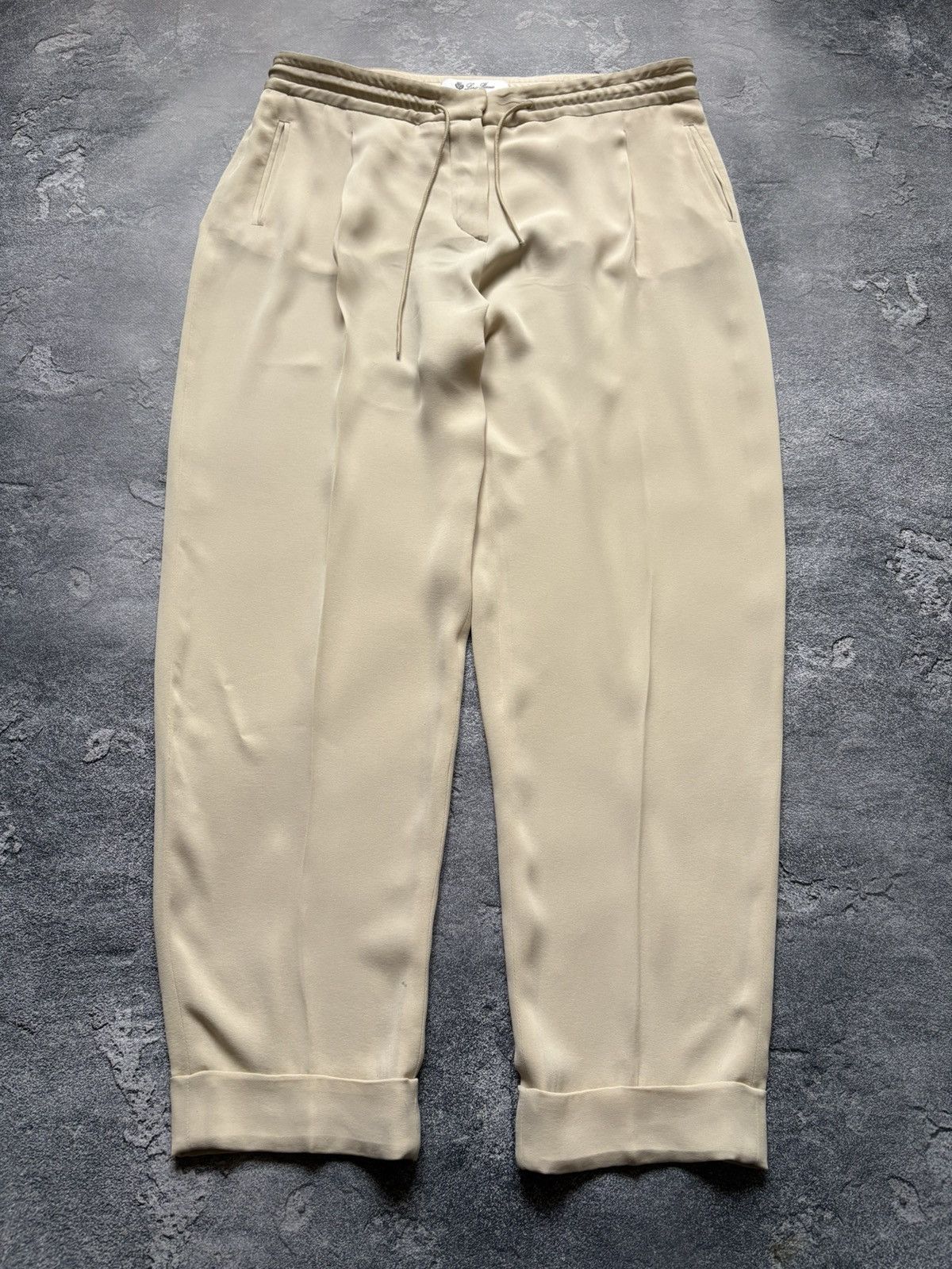 Loro Piana Loro Piana Luxury Silk Woman’s Trousers Pants Size 42 Size 28" / US 6 / IT 42 - 2 Thumbnail