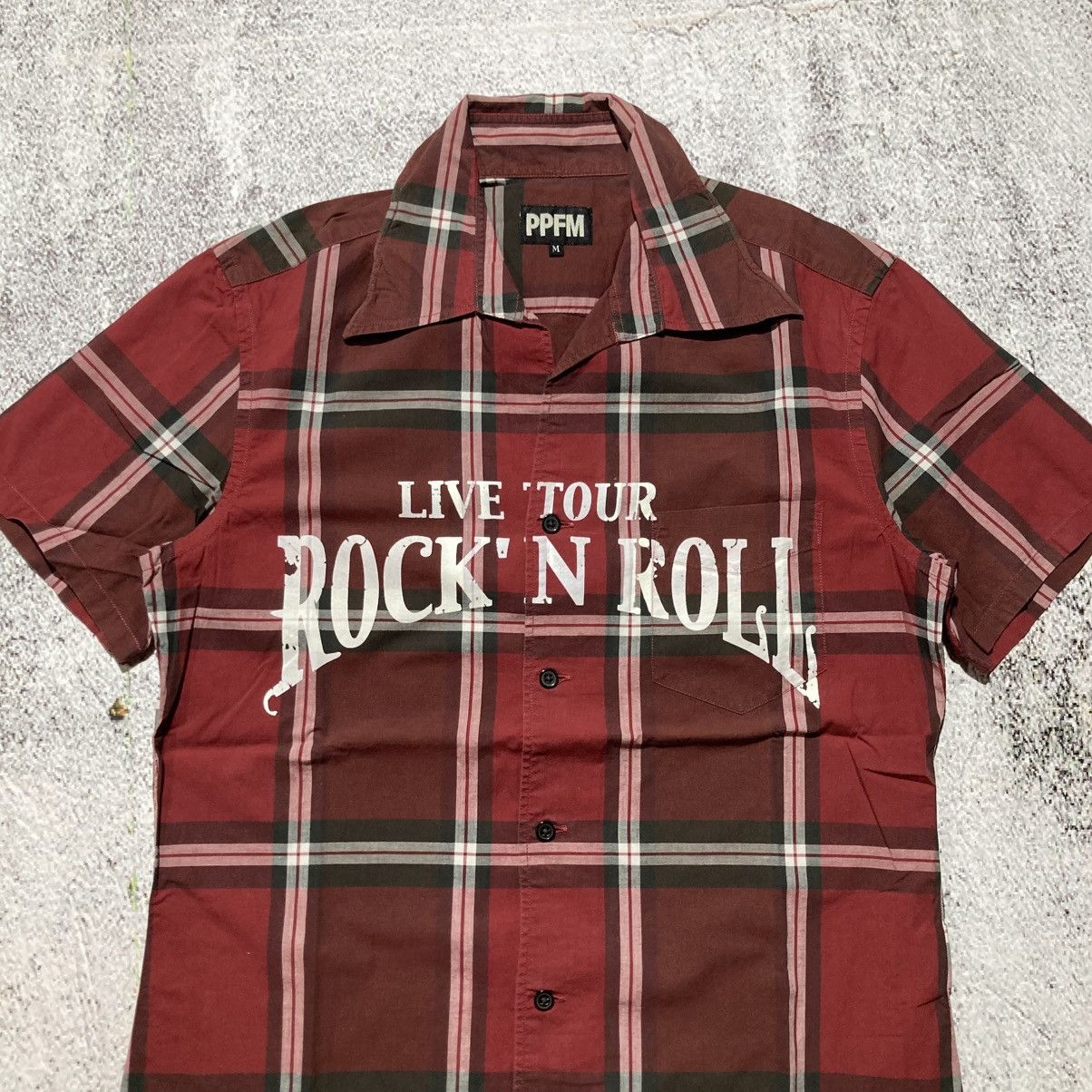 PPFM 2000s PPFM “Live Tour Rock n Roll” Flanel Plaid Shirt Punk Size US M / EU 48-50 / 2 - 2 Thumbnail