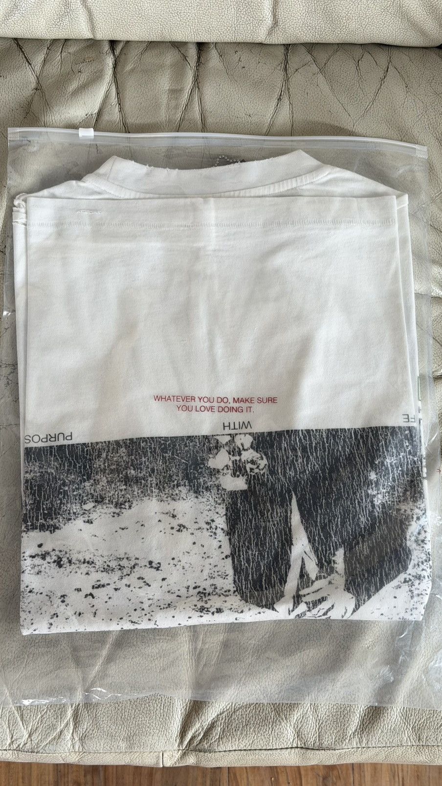 Other BOREDOM KILLS PURPOSE TEE - CREAM Size US L / EU 52-54 / 3 - 3 Thumbnail