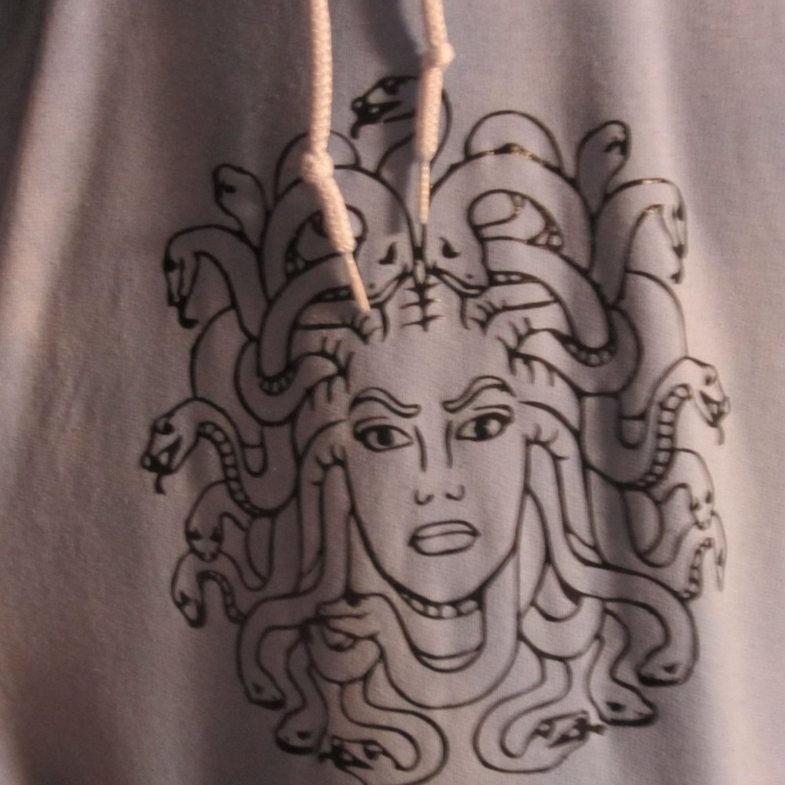 Handmade Handmade Medusa Graphic Blue Tie-Dye Hoodie Streetwear Small Size US S / EU 44-46 / 1 - 7 Thumbnail