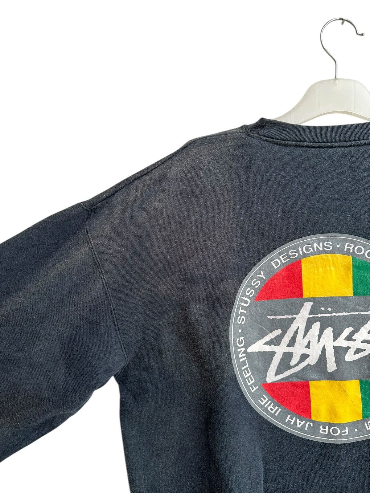 Stussy Vintage Stussy Roots Reggea Sun Faded Sweatshirt Size US L / EU 52-54 / 3 - 6 Thumbnail