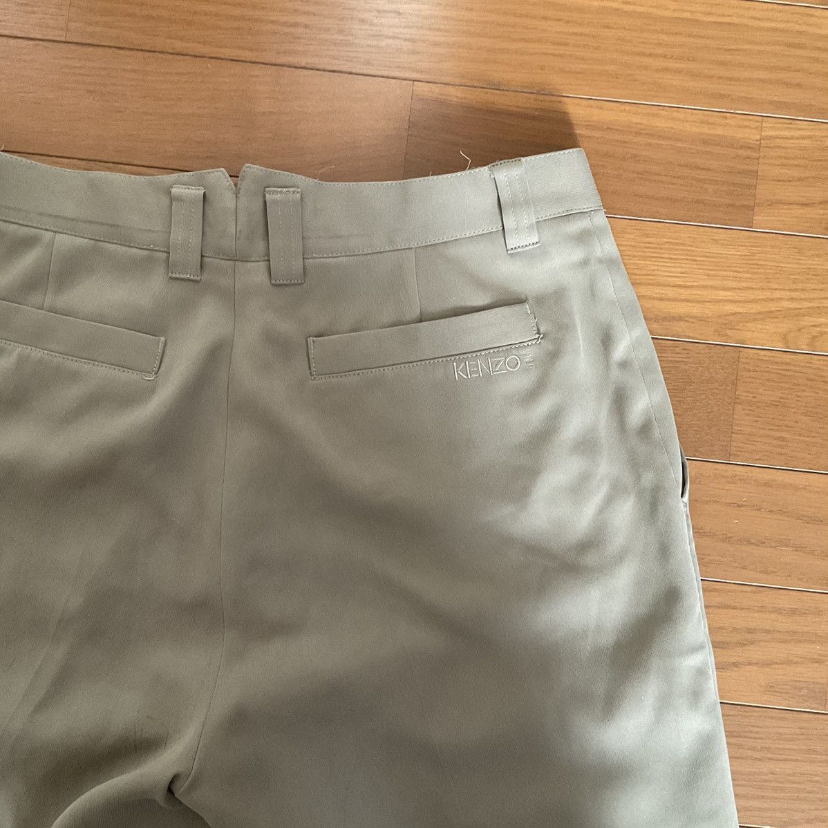 Comme des Garcons KENZO 90s Archive light green slacks Size US 36 / EU 52 - 4 Thumbnail