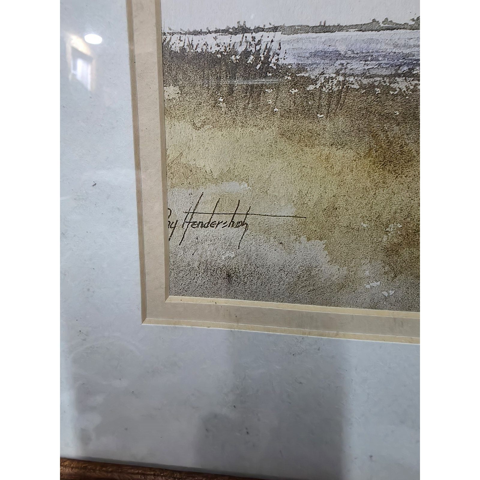 Gucci Drydocked, Ray Hendershot Art Print Framed 27.75 X 21.75 Size ONE SIZE - 3 Thumbnail