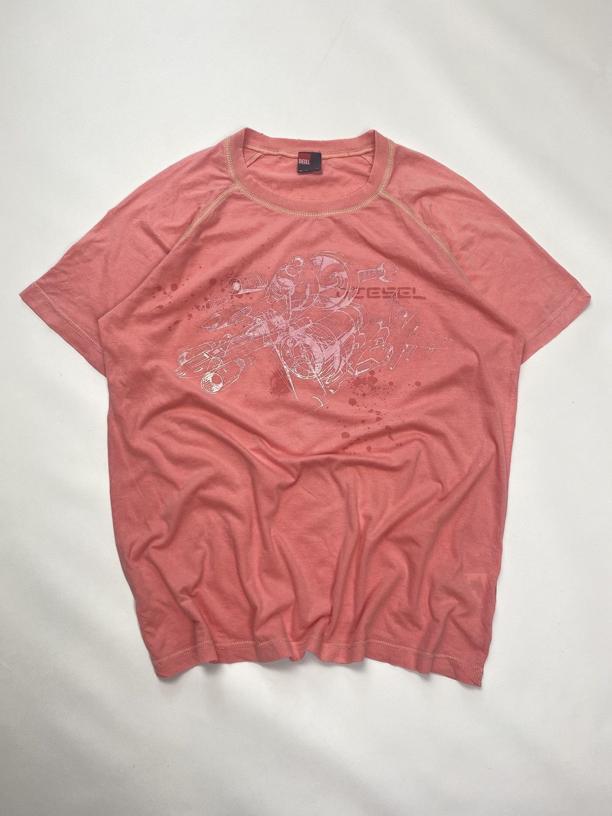 Diesel Vintage Diesel Tee Y2K 90s Archival Rare Starship AKIRA Size US XL / EU 56 / 4 - 1 Thumbnail