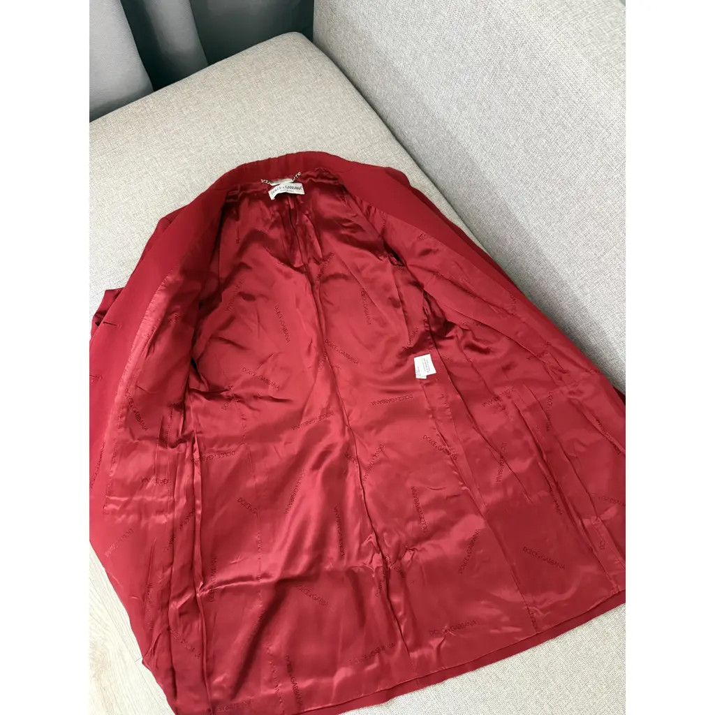 Dolce & Gabbana Dolce & Gabbana Women's Red Tailored Skirt Suit Set IT 42 Size M / US 6-8 / IT 42-44 - 7 Thumbnail