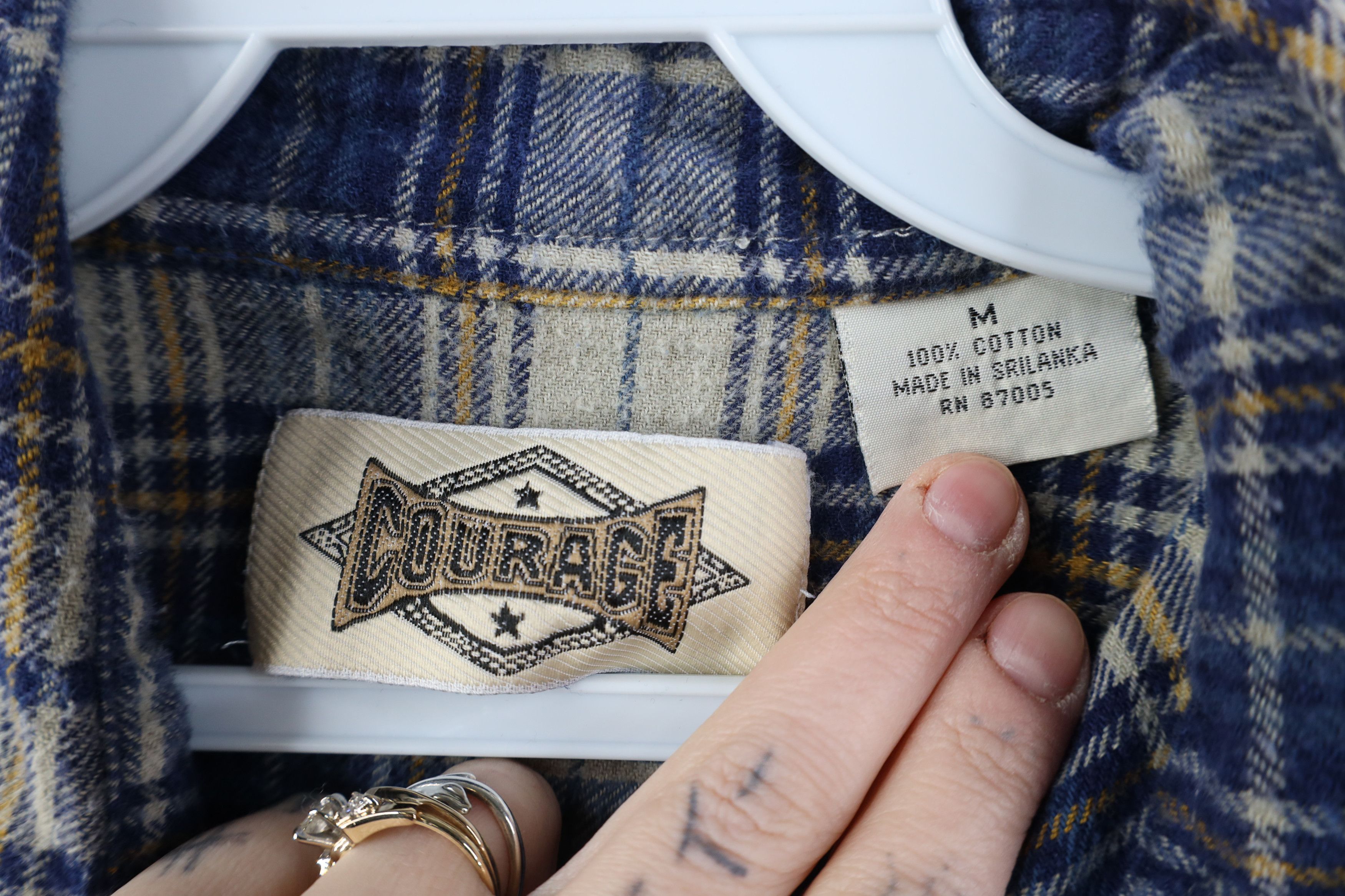 Vintage Vintage 90s Streetwear Flannel Collared Button Shirt Plaid Size US M / EU 48-50 / 2 - 10 Thumbnail