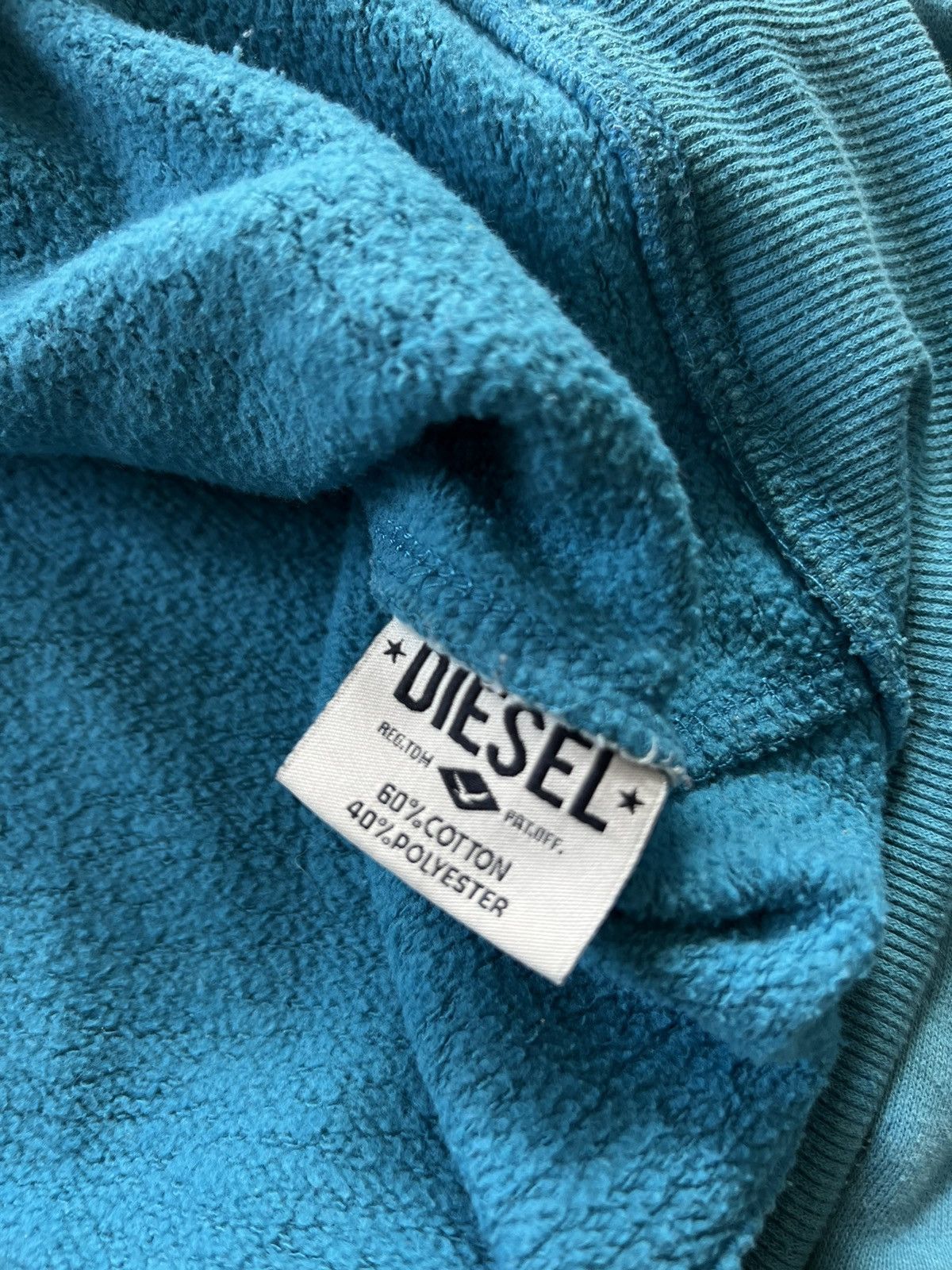 Diesel × Vintage 🐬90’s DIESEL RETRO SLEEVE LOGO Y2K ZIP HOODIE Size US M / EU 48-50 / 2 - 8 Thumbnail