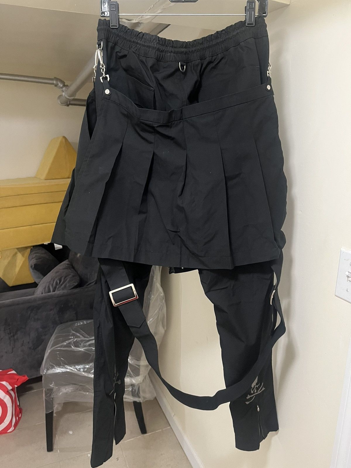 Mastermind Japan Mastermind Japan Nylon Kilt Front Strap Back Bondage Pant XL Size US 36 / EU 52 - 18 Thumbnail
