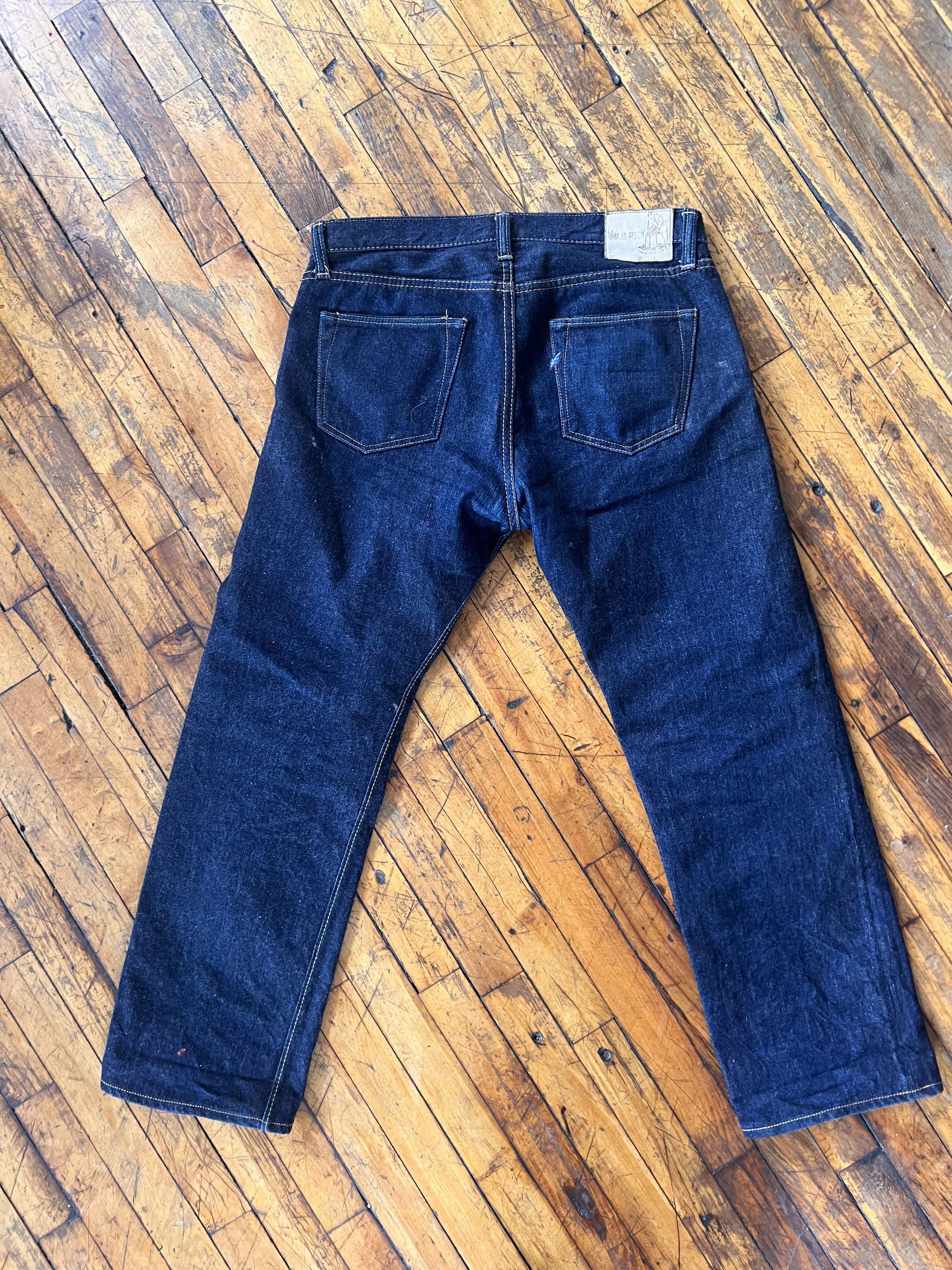 Blue In Green × Pure Blue Japan Pure Blue Japan x Blue in Green XX-003 Regular Straight Blue Size US 34 / EU 50 - 2 Thumbnail