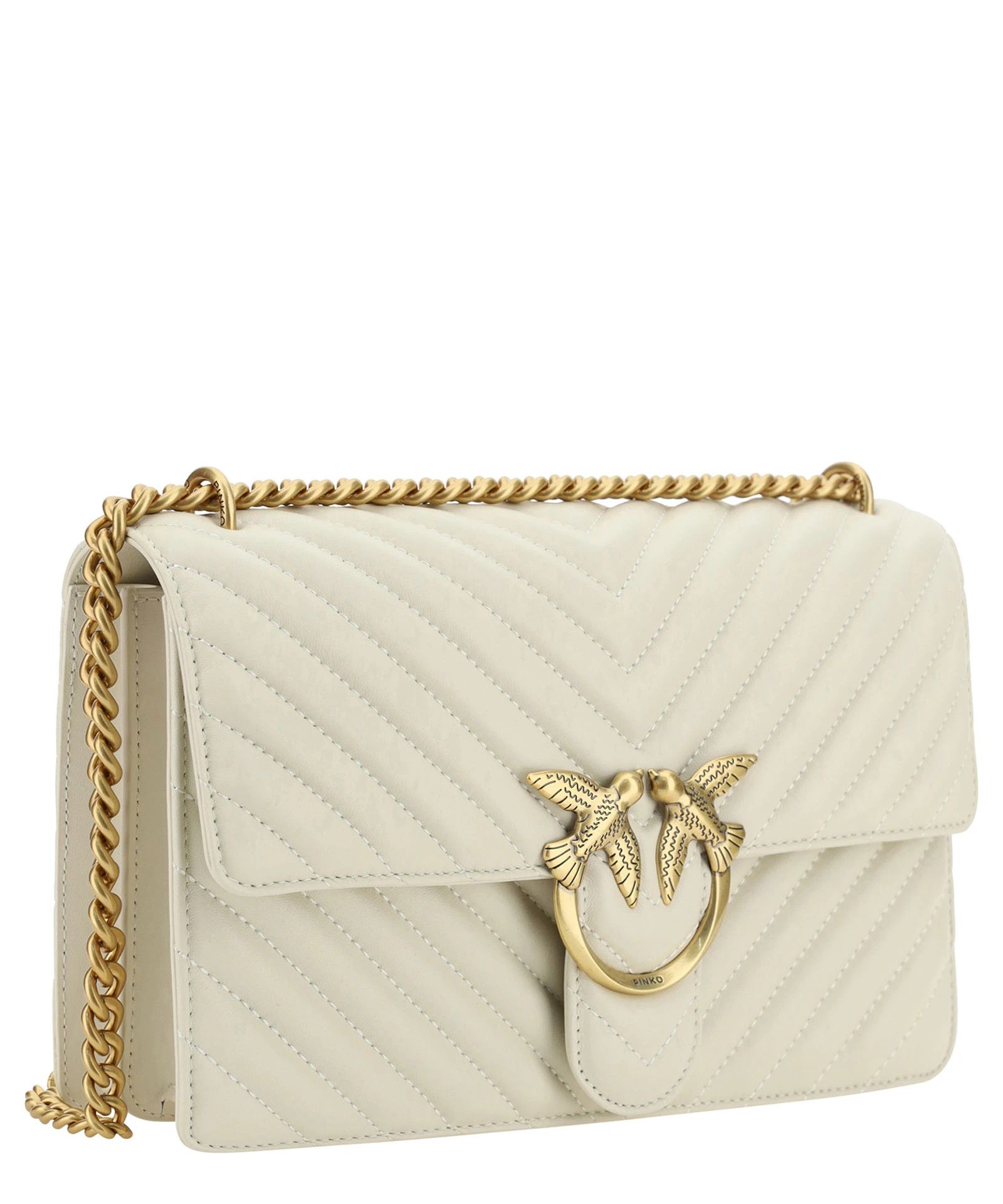 Pinko o1s22i1n0824 Size: OS / Classic Love Bag in White Size ONE SIZE - 2 Thumbnail