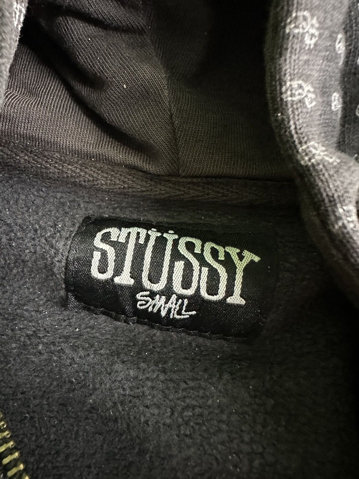 Stussy × Vintage Vintage Stussy Overprint Money SS Hoodie Size US S / EU 44-46 / 1 - 15 Thumbnail