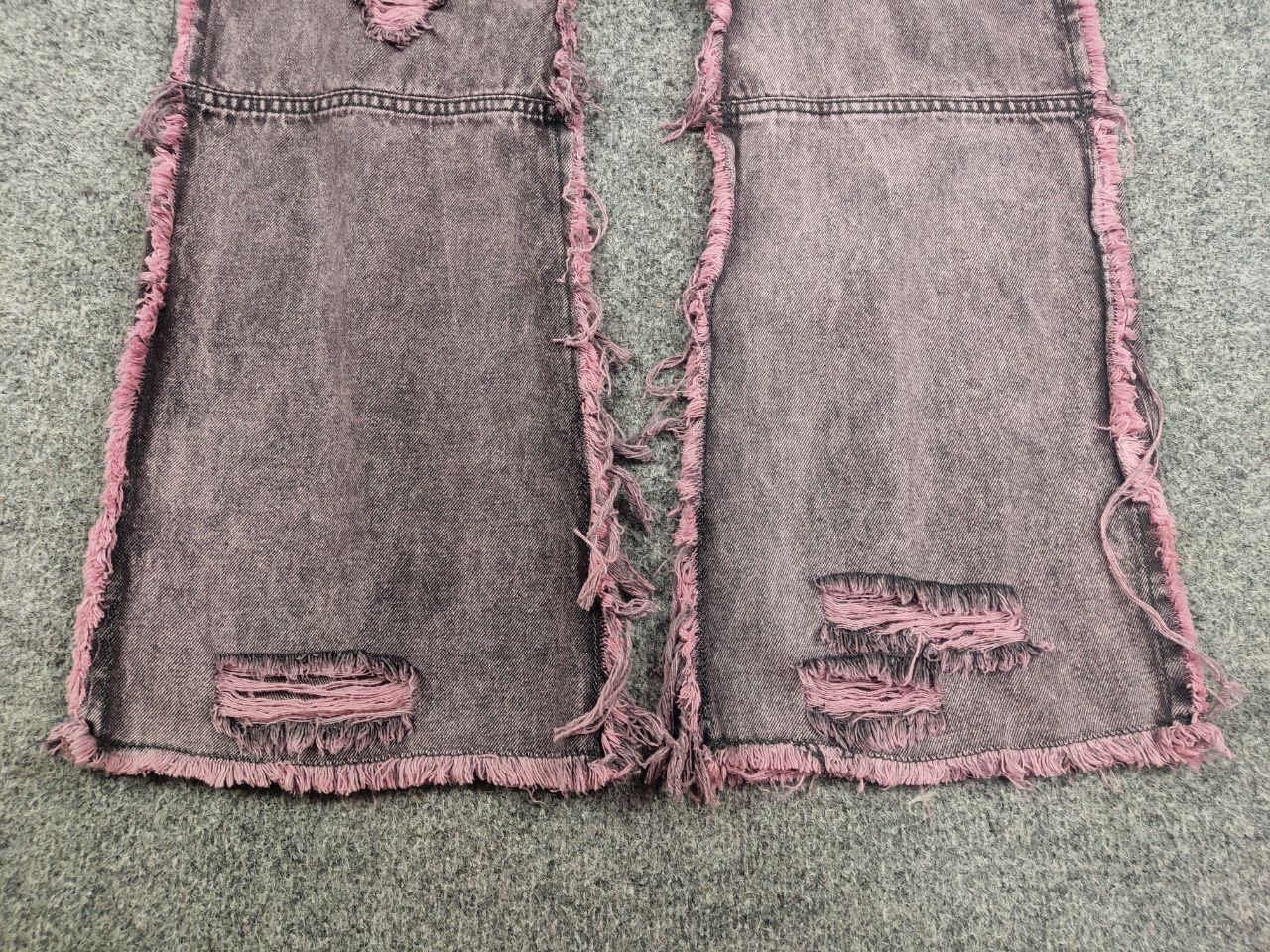 Hysteric Glamour Vintage Japan Denim flare frayed edge cargo jeans Y2K Style Size US 29 - 10 Thumbnail
