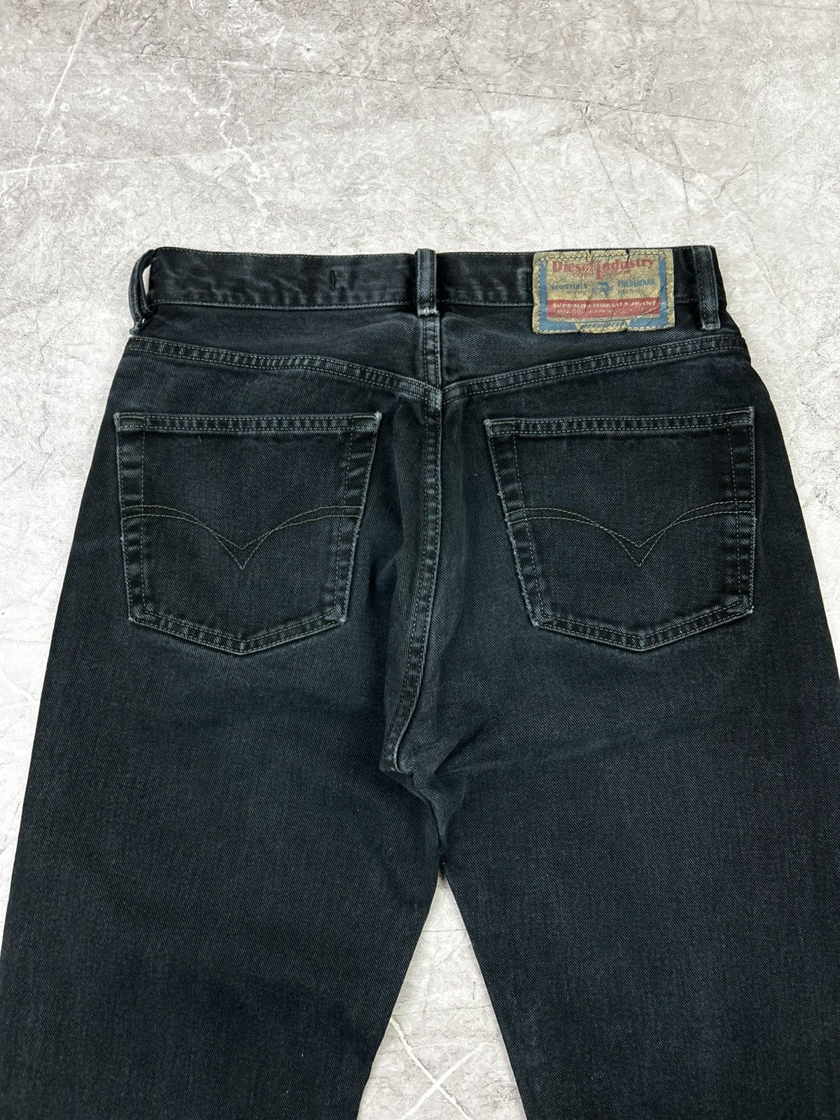 Diesel Pants Diesel Vintage Black Jeans Denim Luxury Y2k Baggy Fit Size US 30 / EU 46 - 3 Thumbnail