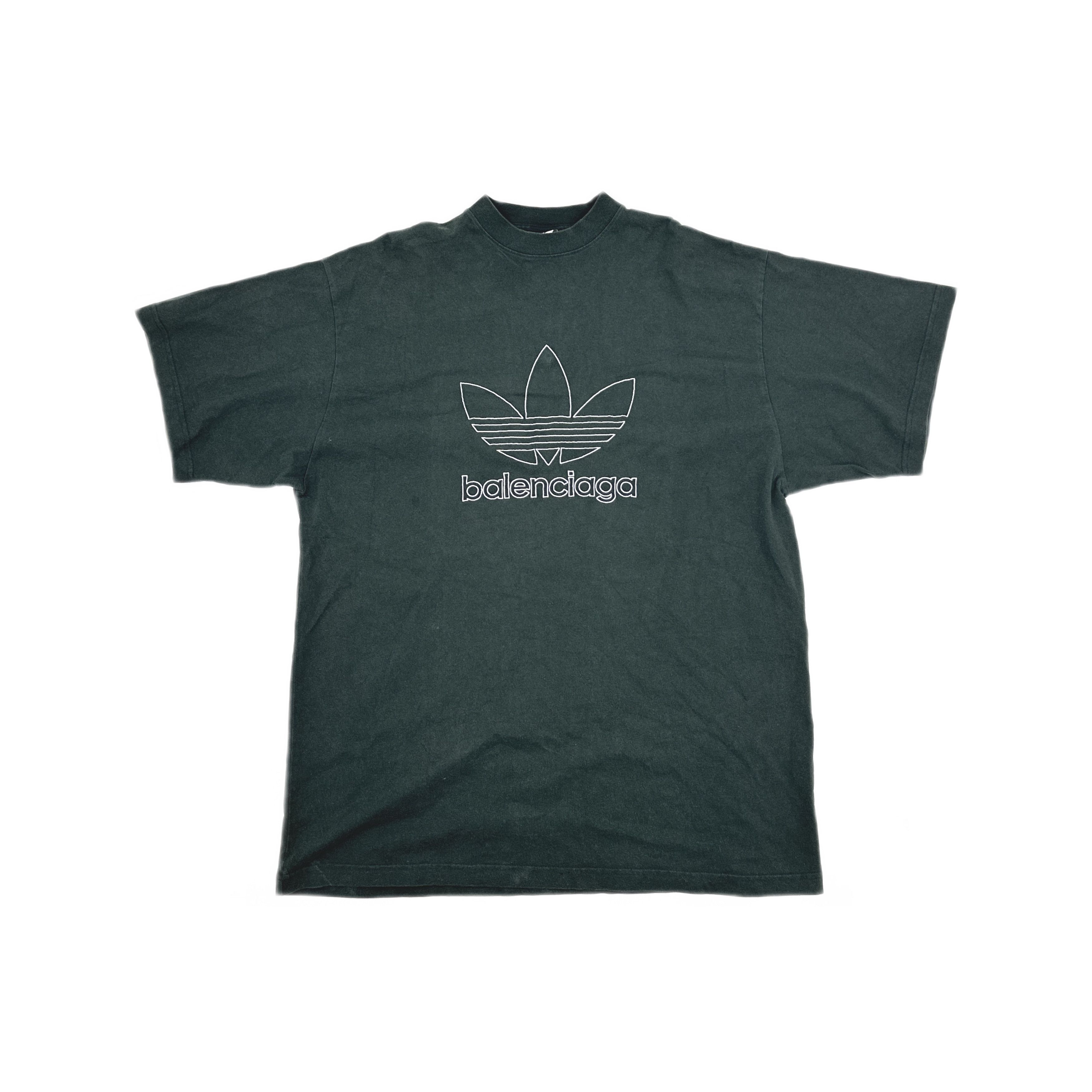 Balenciaga Balenciaga x Adidas Logo T-Shirt Size M Size US M / EU 48-50 / 2 - 1 Thumbnail