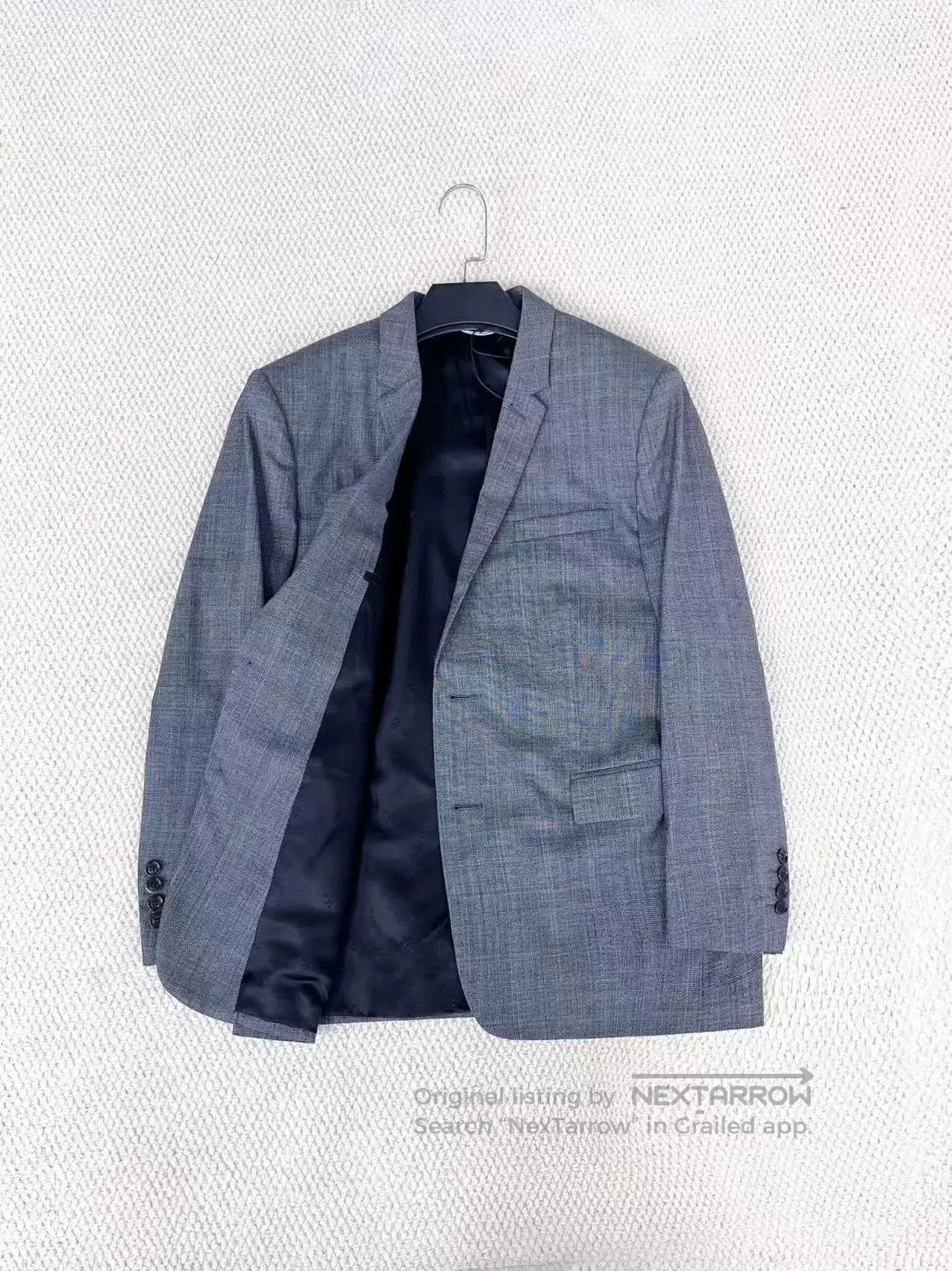 Dior Dior Gray Wool Single-Breasted Blazer. Size US XL / EU 56 / 4 - 4 Thumbnail