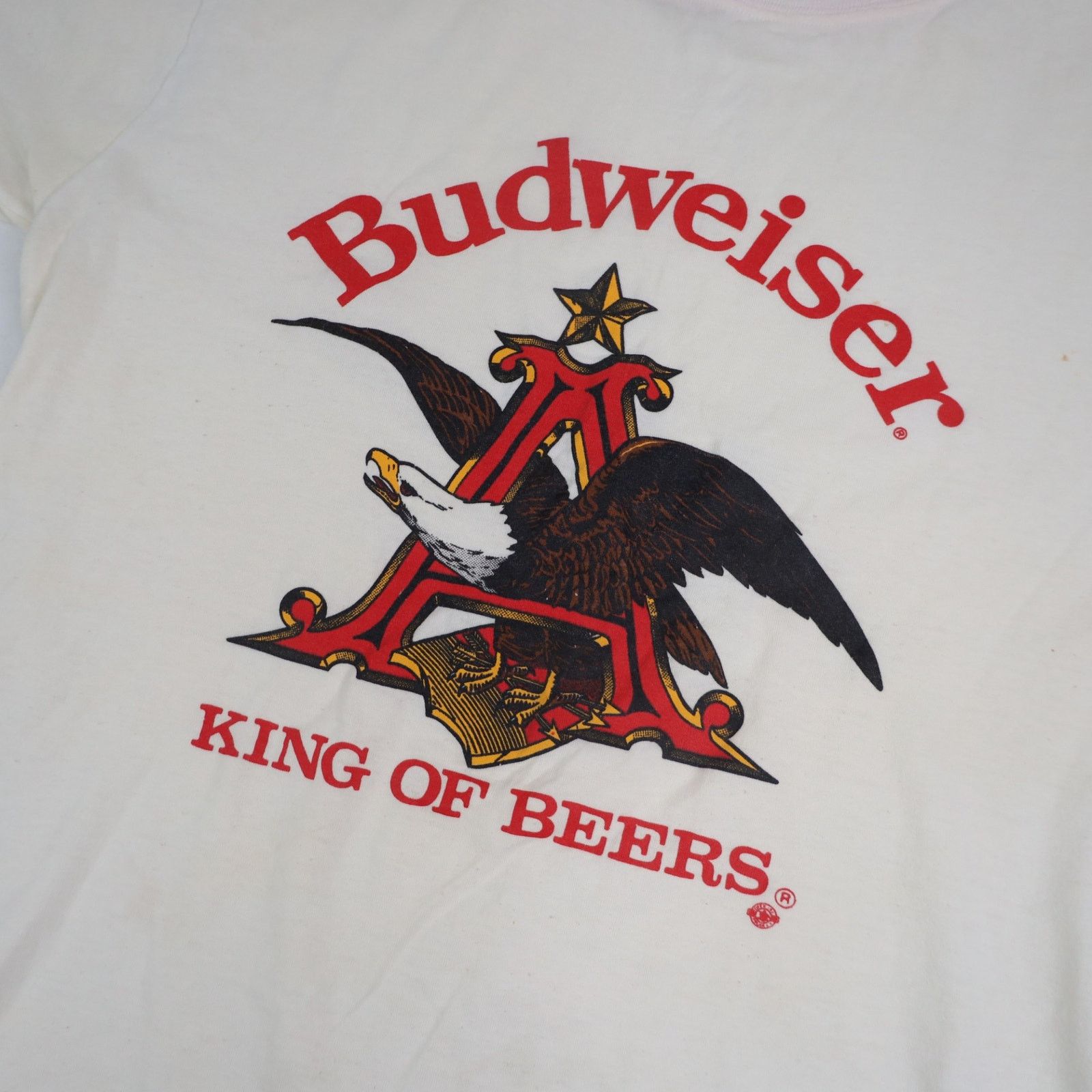 Budweiser × Vintage Vintage Budweiser King of Beers Graphic T Shirt Size US M / EU 48-50 / 2 - 4 Thumbnail