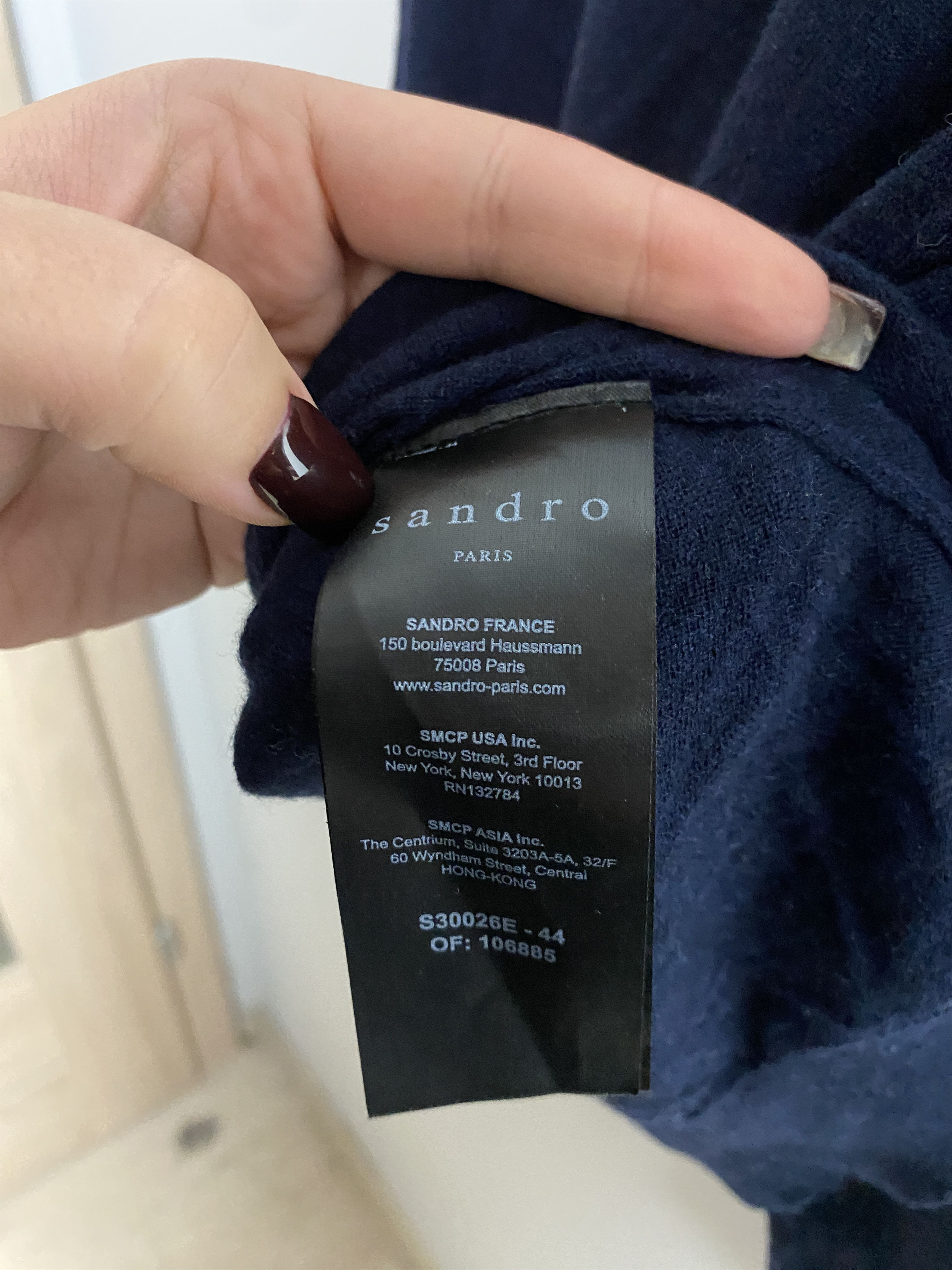 Sandro Sandro lightweight sweater wool knitwear blouse Size S / US 4 / IT 40 - 4 Thumbnail