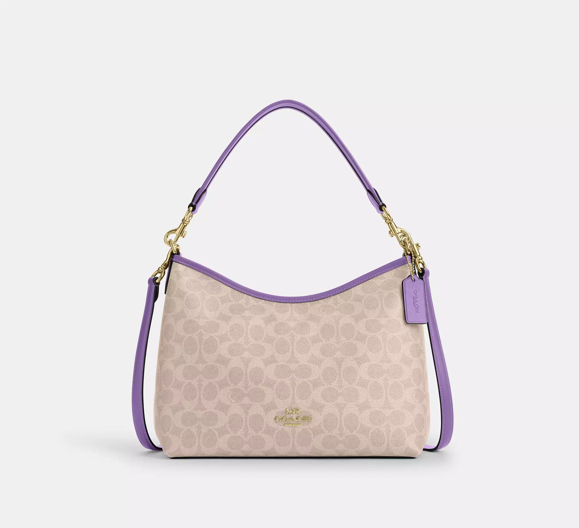 Coach Laurel Shoulder Bag In Signature Canvas CV975 Size ONE SIZE - 7 Thumbnail